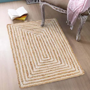Superior Braided Jute Reversible Indoor Outdoor Area Rug