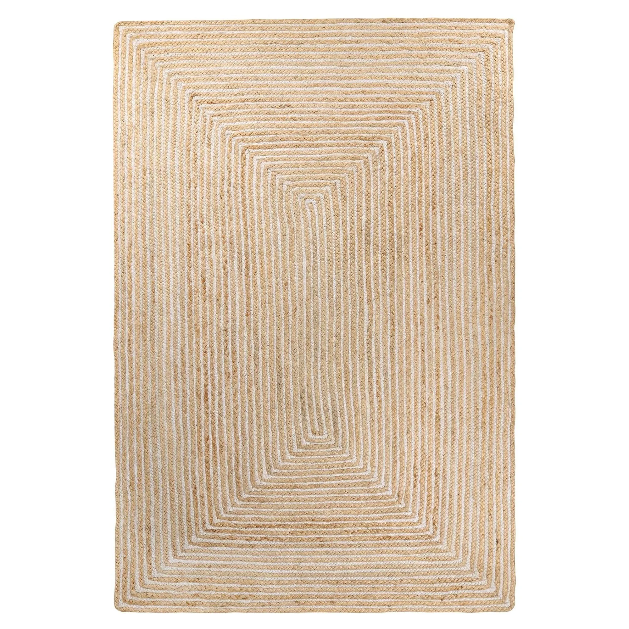 Superior Braided Jute Reversible Indoor Outdoor Area Rug