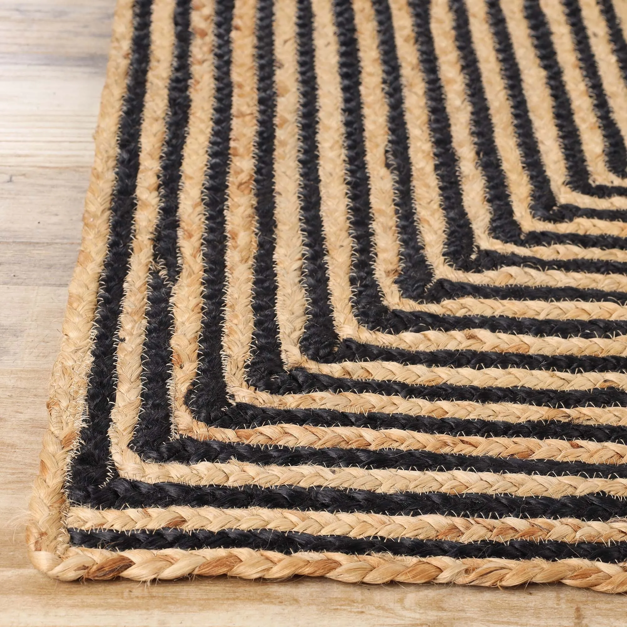 Superior Braided Jute Reversible Indoor Outdoor Area Rug