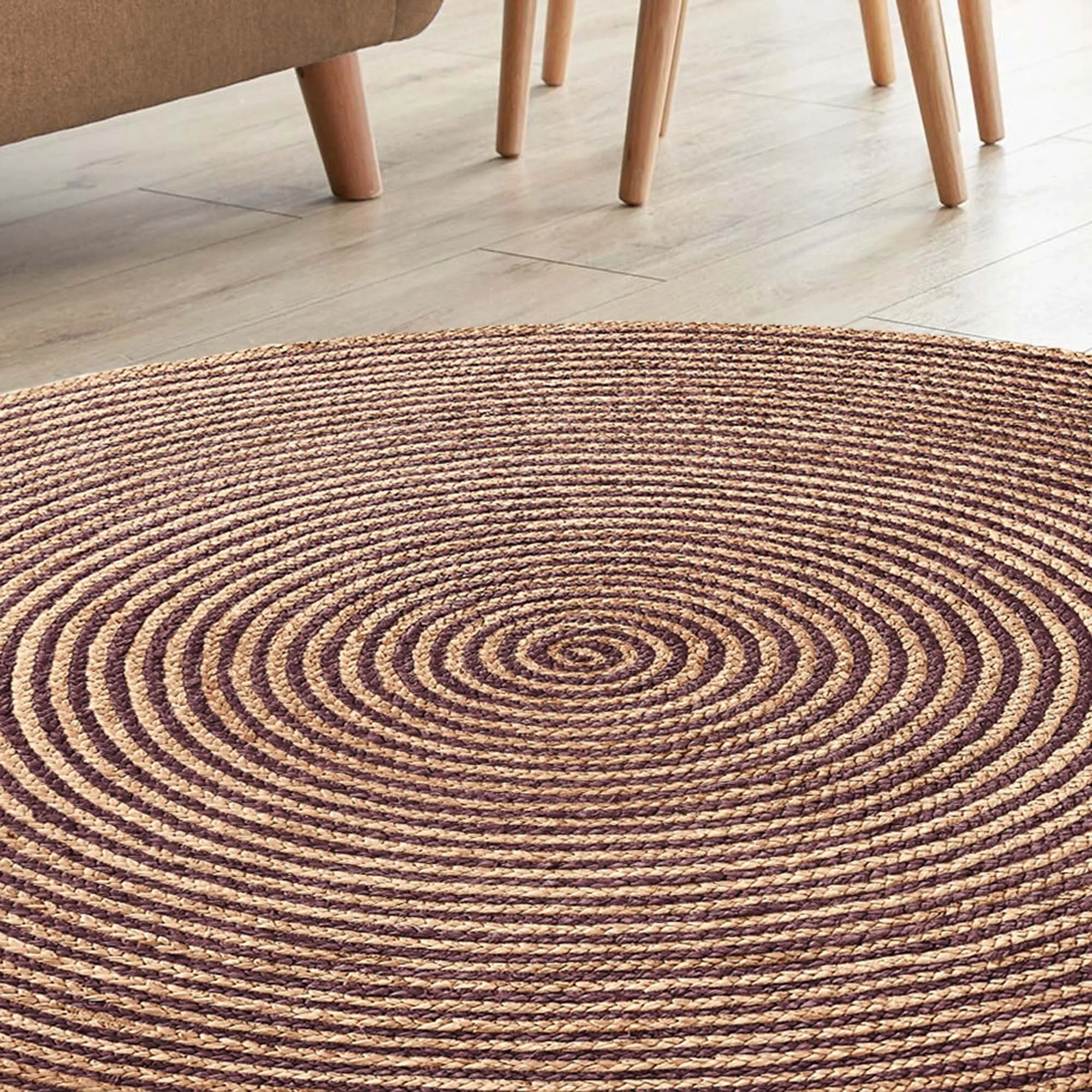 Superior Braided Jute Reversible Indoor Outdoor Area Rug