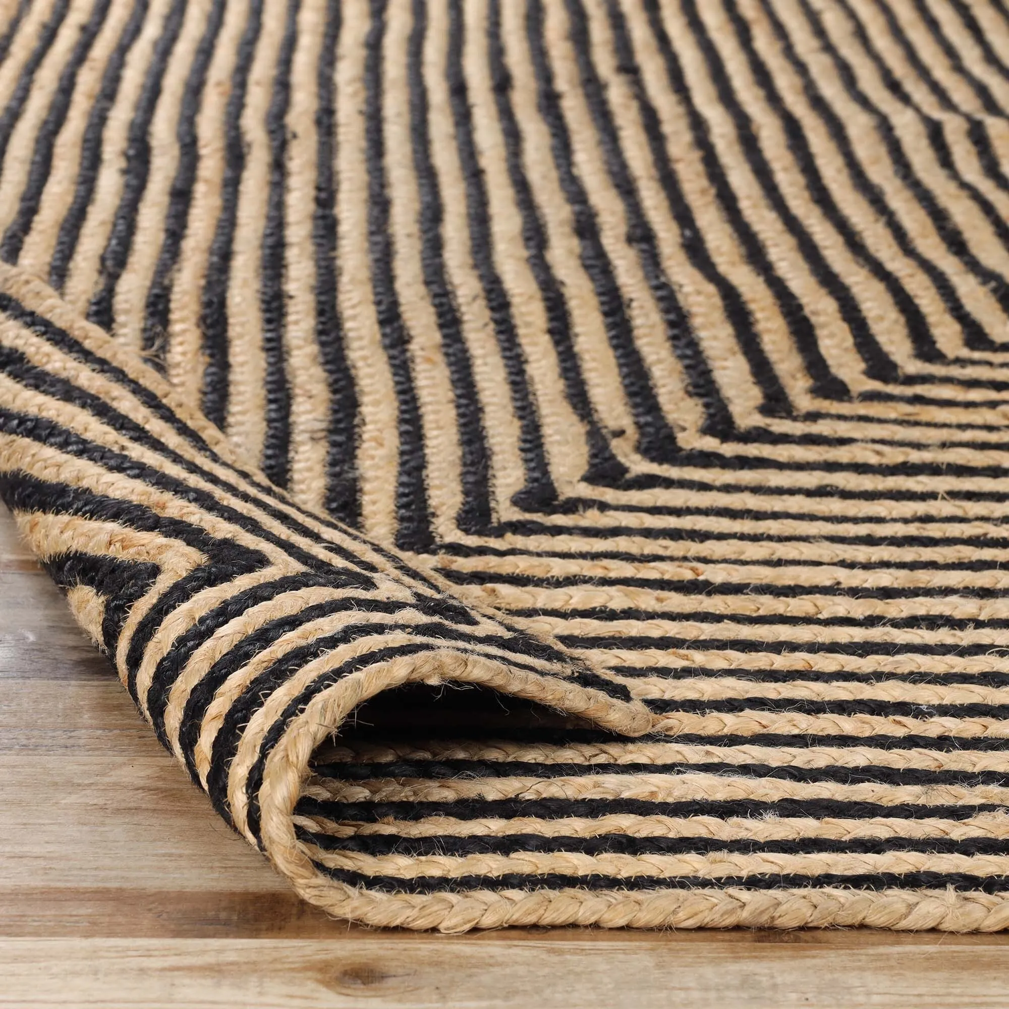Superior Braided Jute Reversible Indoor Outdoor Area Rug