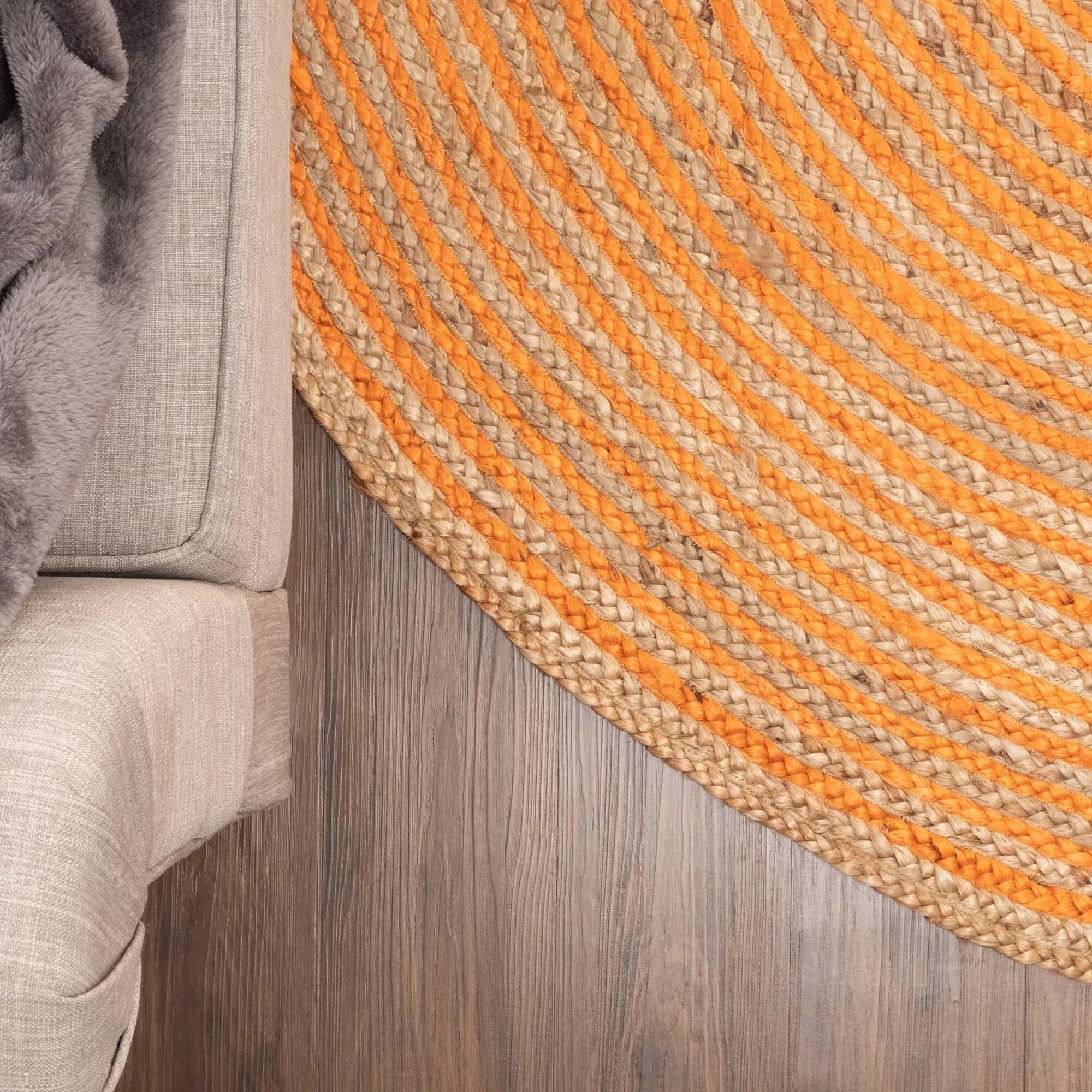 Superior Braided Jute Reversible Indoor Outdoor Area Rug