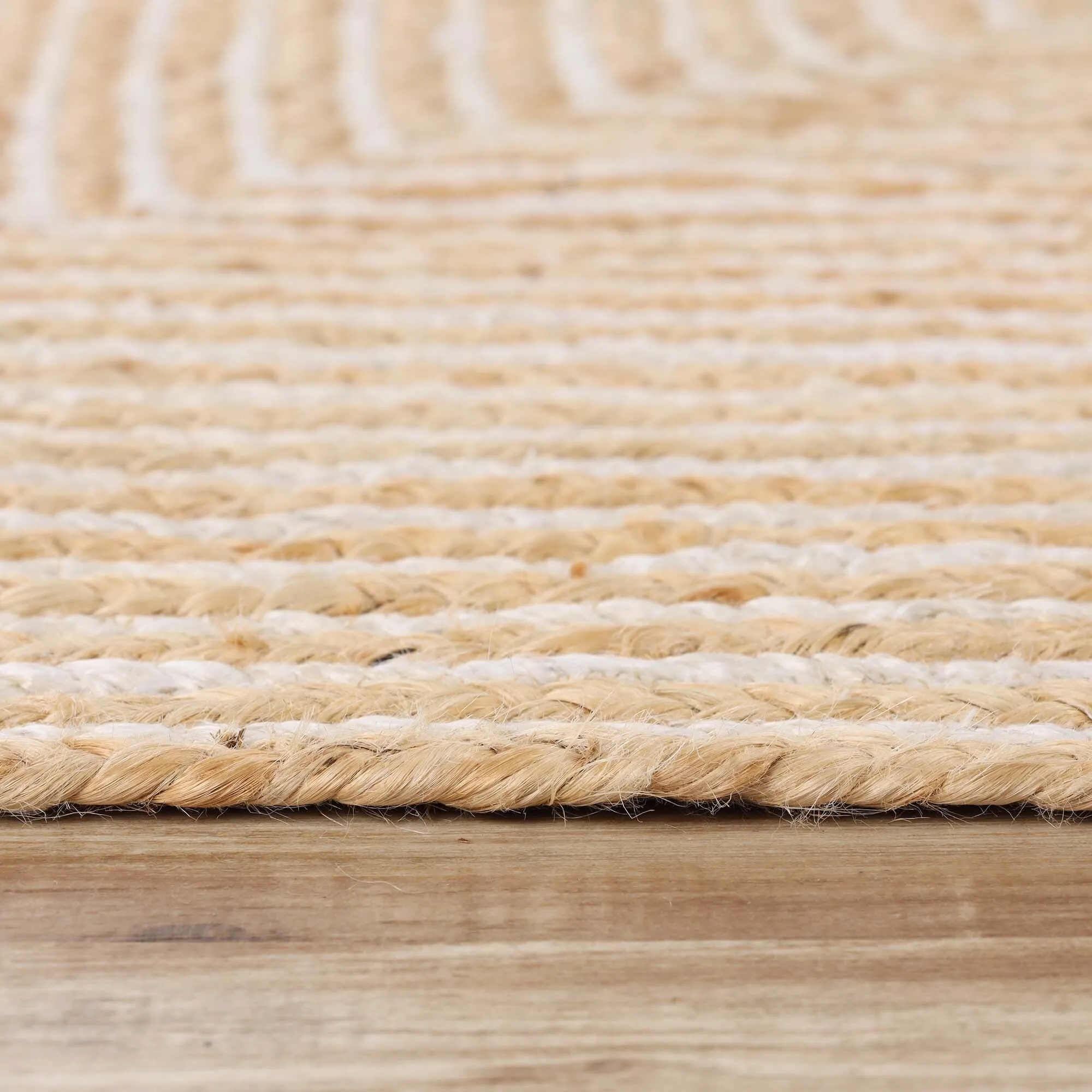 Superior Braided Jute Reversible Indoor Outdoor Area Rug