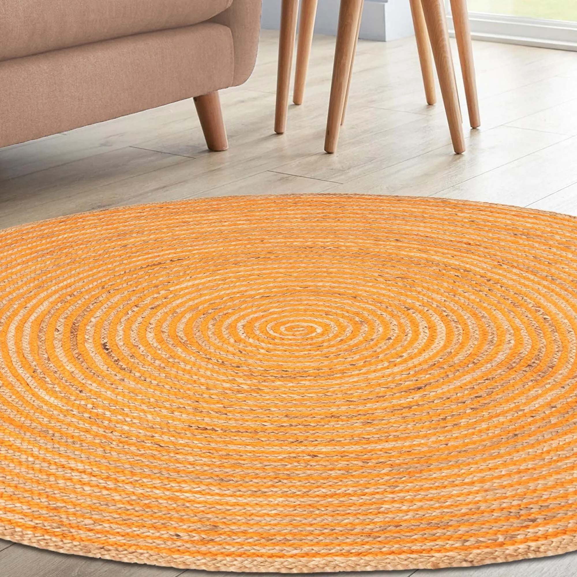 Superior Braided Jute Reversible Indoor Outdoor Area Rug