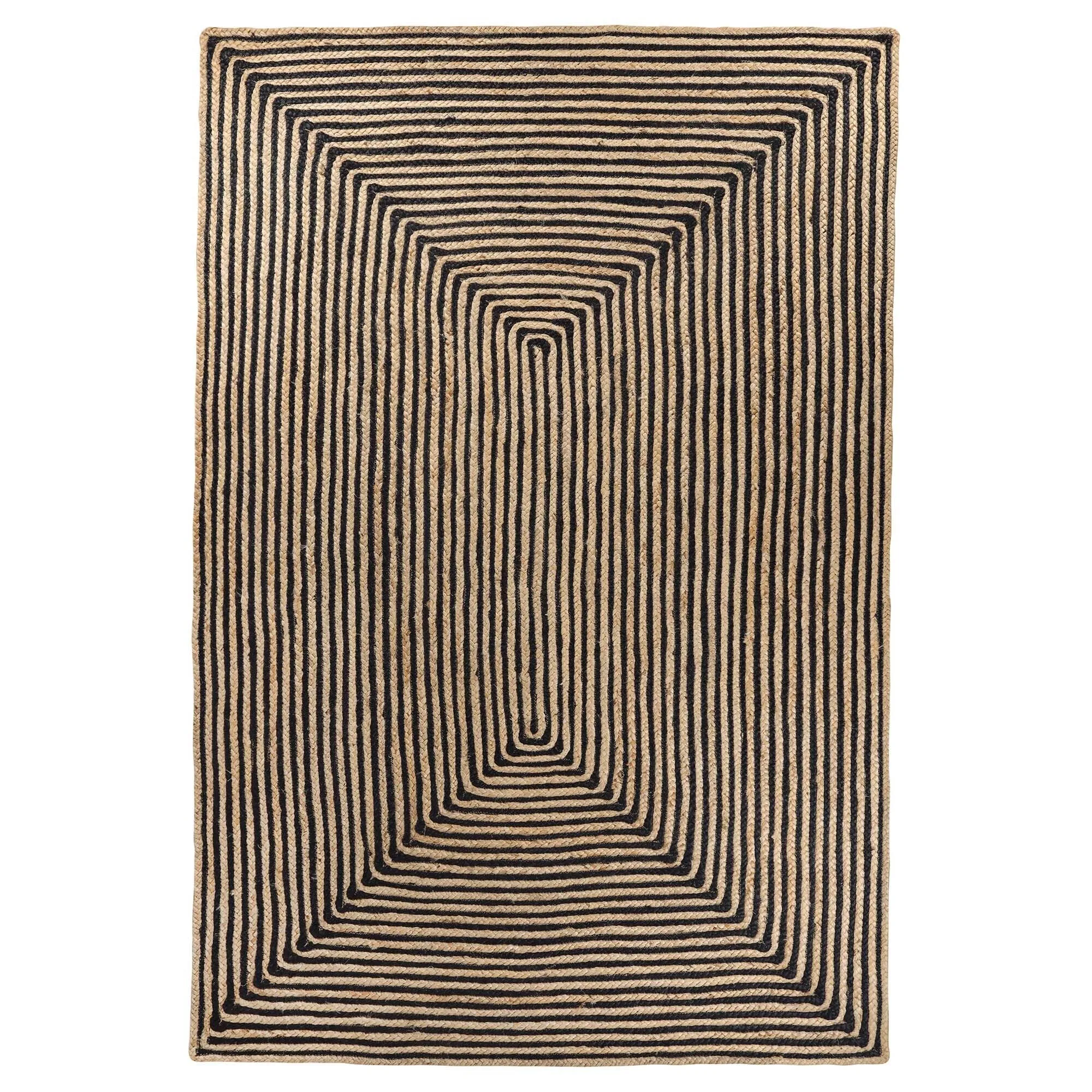Superior Braided Jute Reversible Indoor Outdoor Area Rug