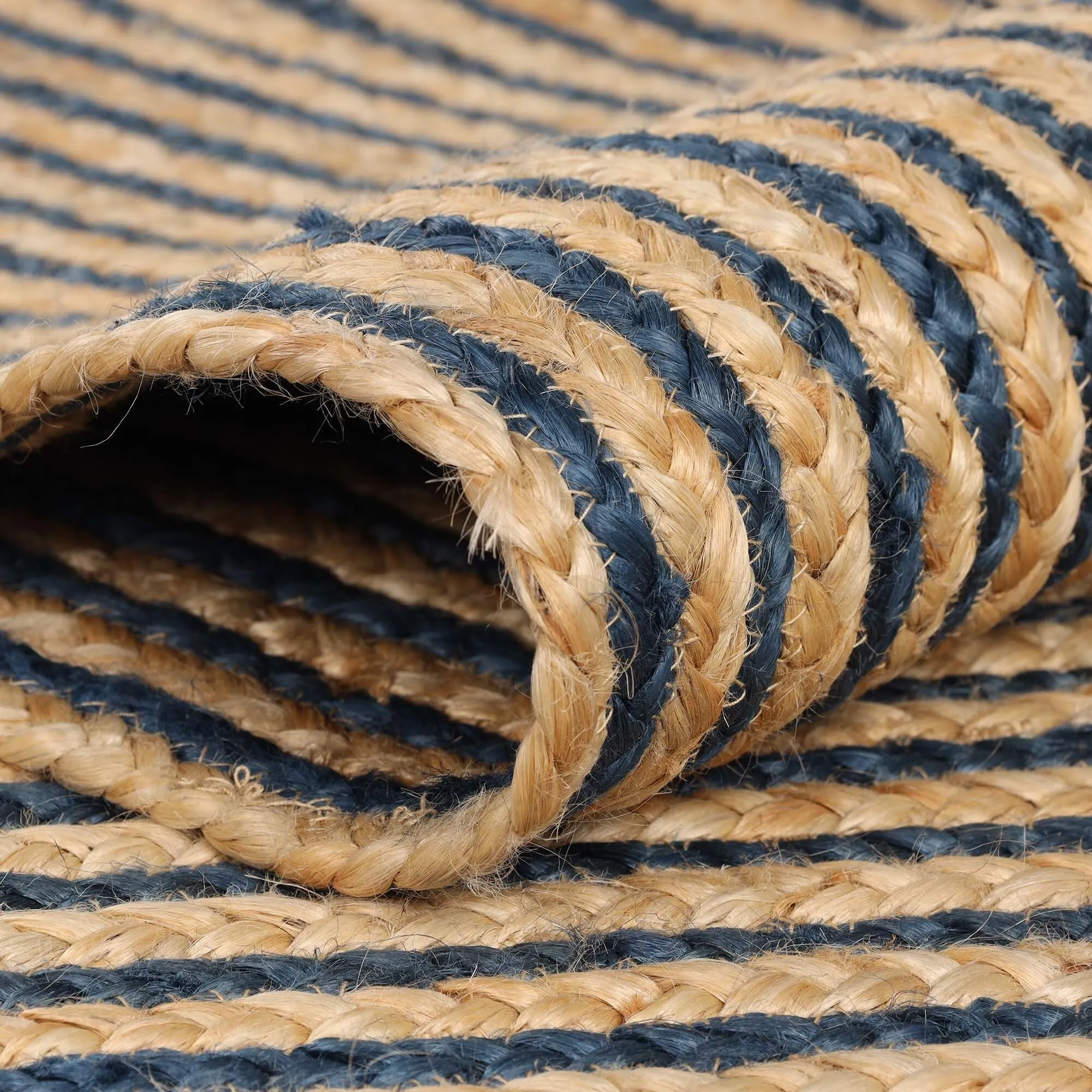 Superior Braided Jute Reversible Indoor Outdoor Area Rug