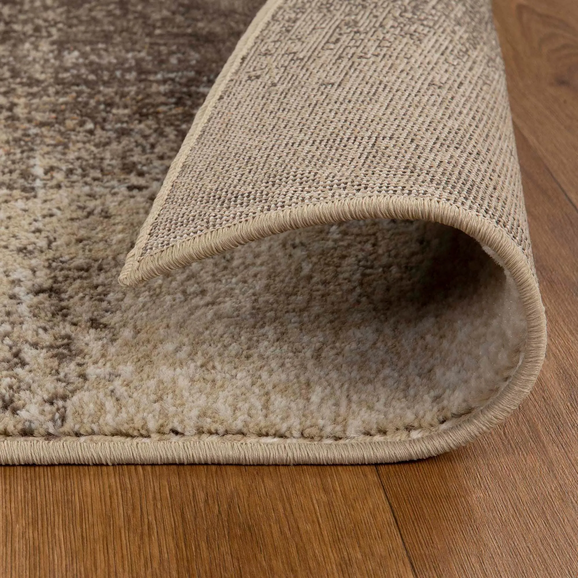 Superior Bristol Distressed Abstract Damask Indoor Runner or Area Rug