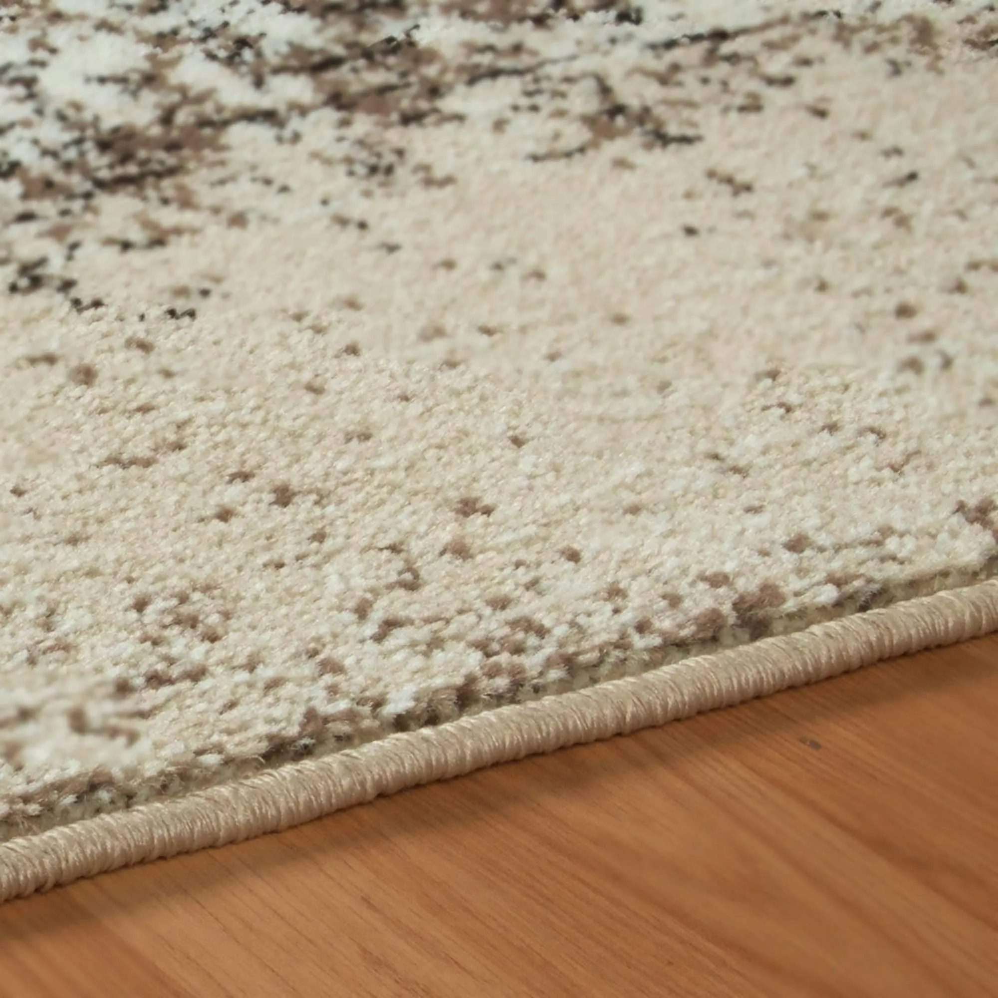Superior Bristol Distressed Abstract Damask Indoor Runner or Area Rug
