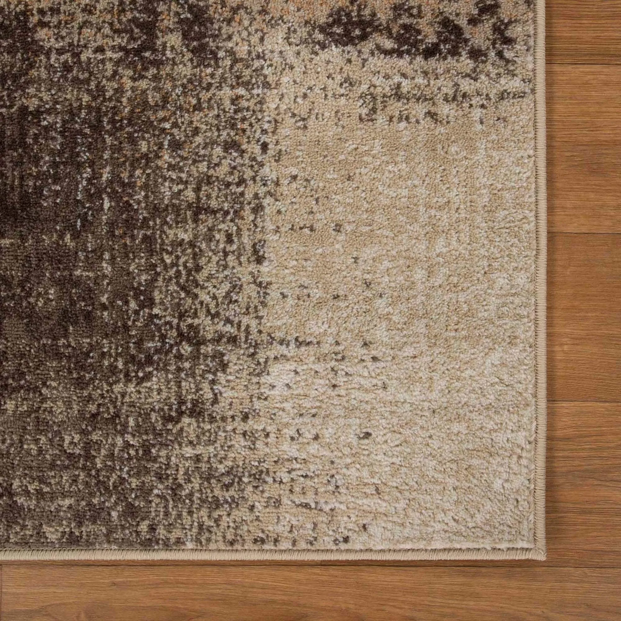 Superior Bristol Distressed Abstract Damask Indoor Runner or Area Rug
