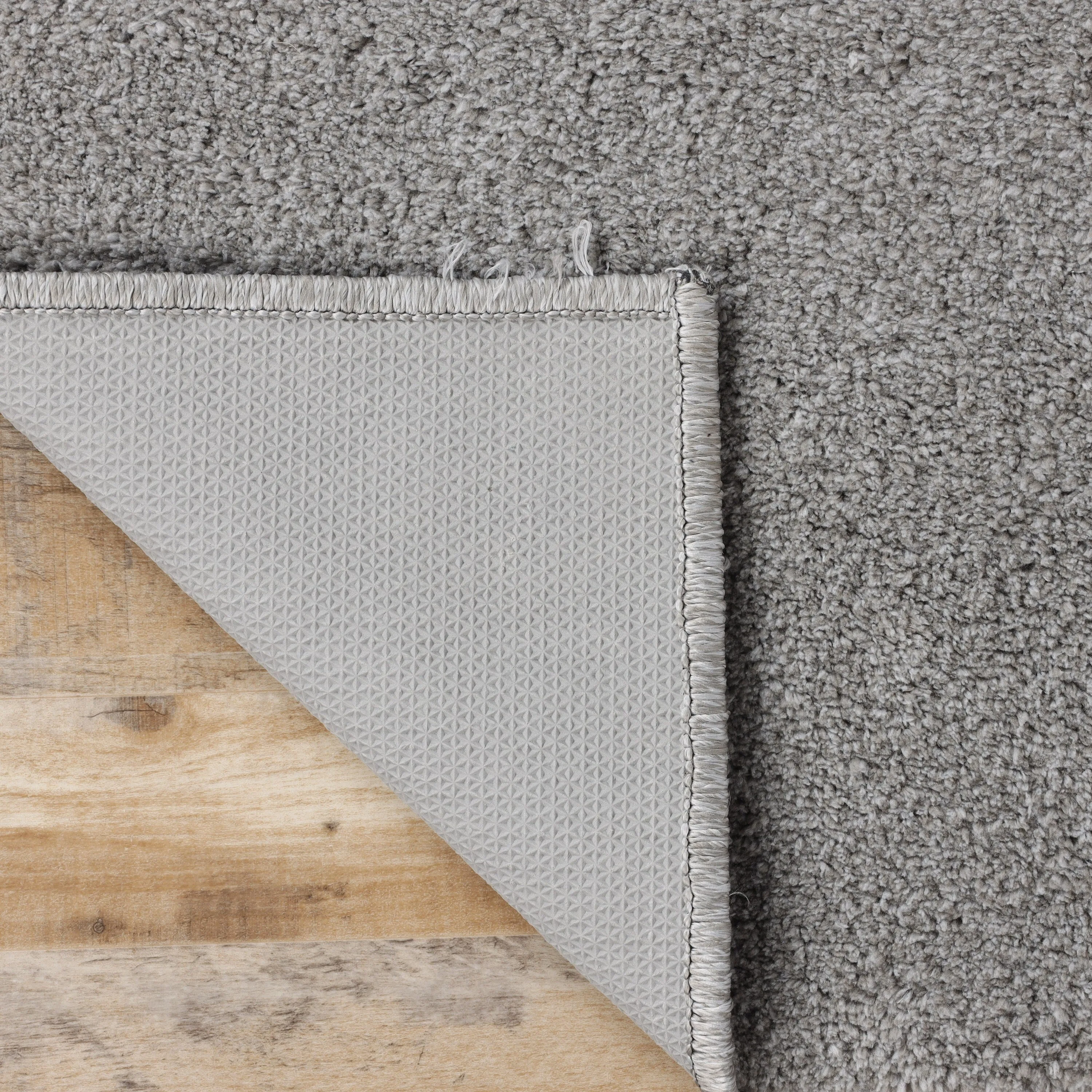 Superior California Shag Solid Plush Non-Slip Indoor Runner or Area Rug