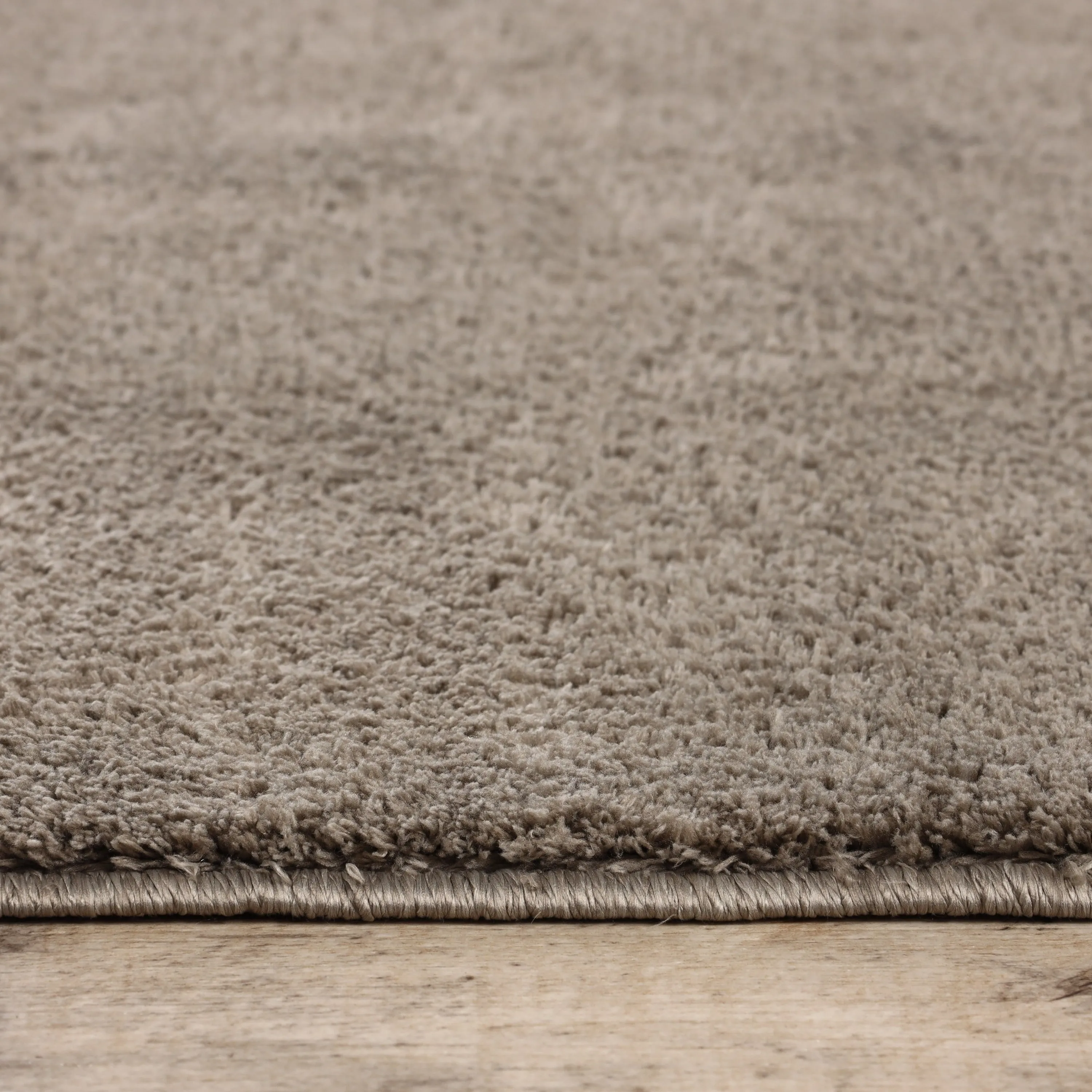 Superior California Shag Solid Plush Non-Slip Indoor Runner or Area Rug