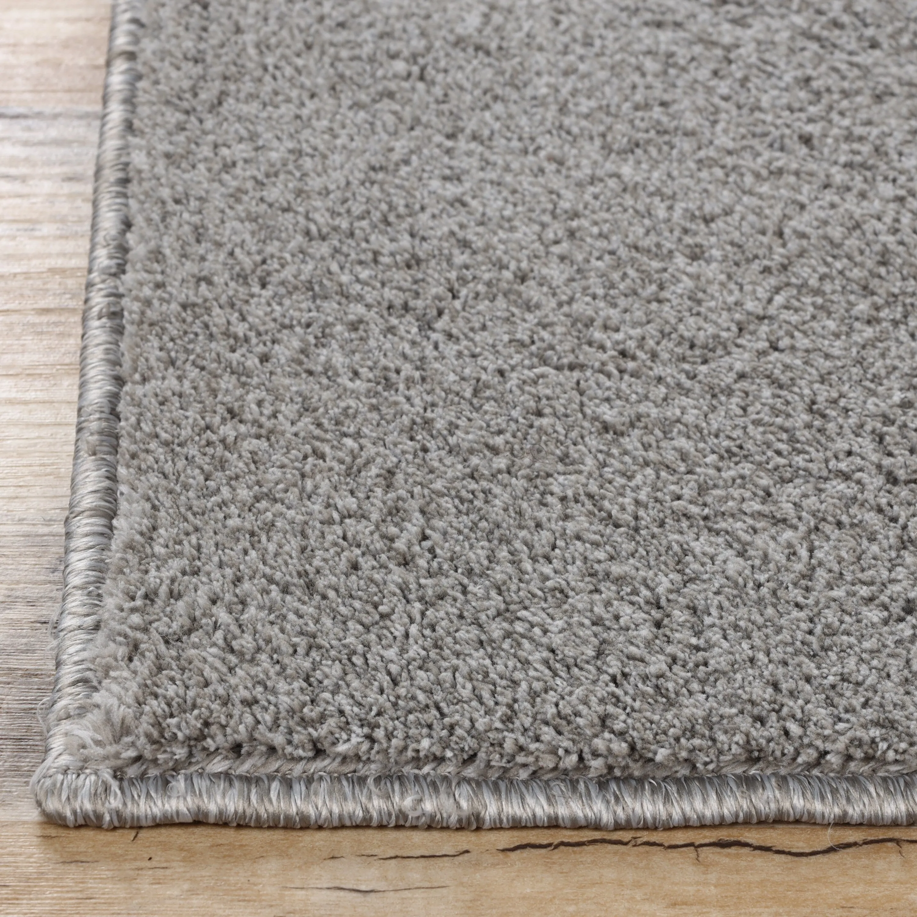 Superior California Shag Solid Plush Non-Slip Indoor Runner or Area Rug