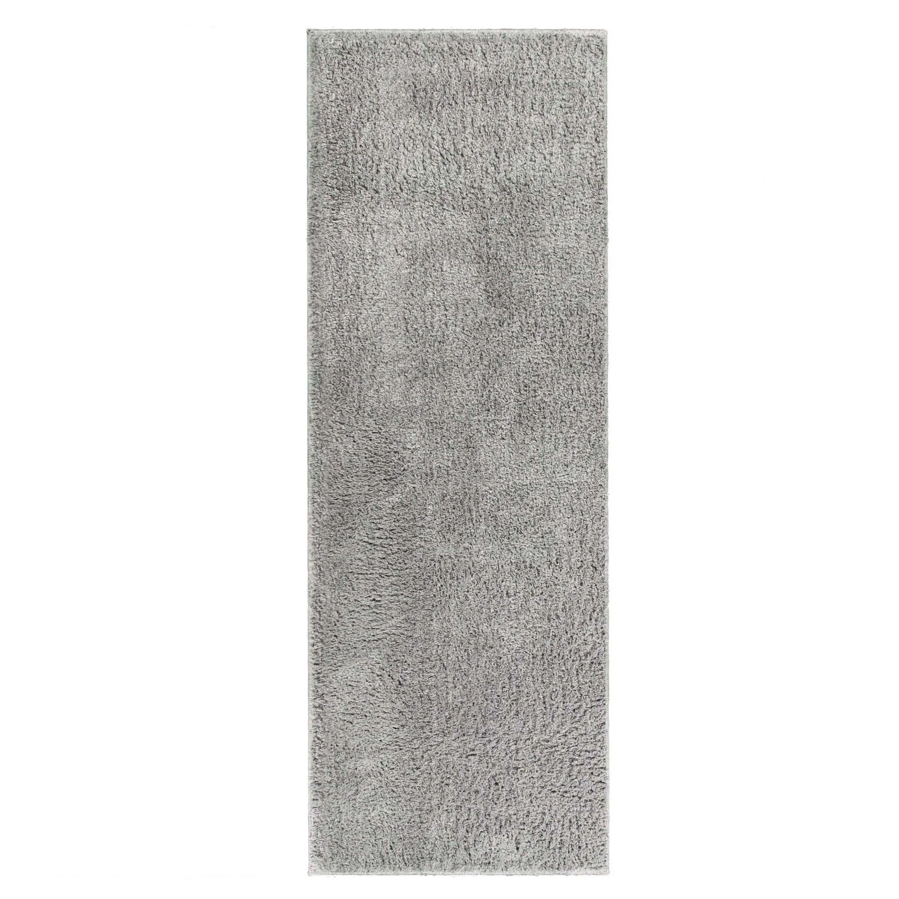 Superior California Shag Solid Plush Non-Slip Indoor Runner or Area Rug