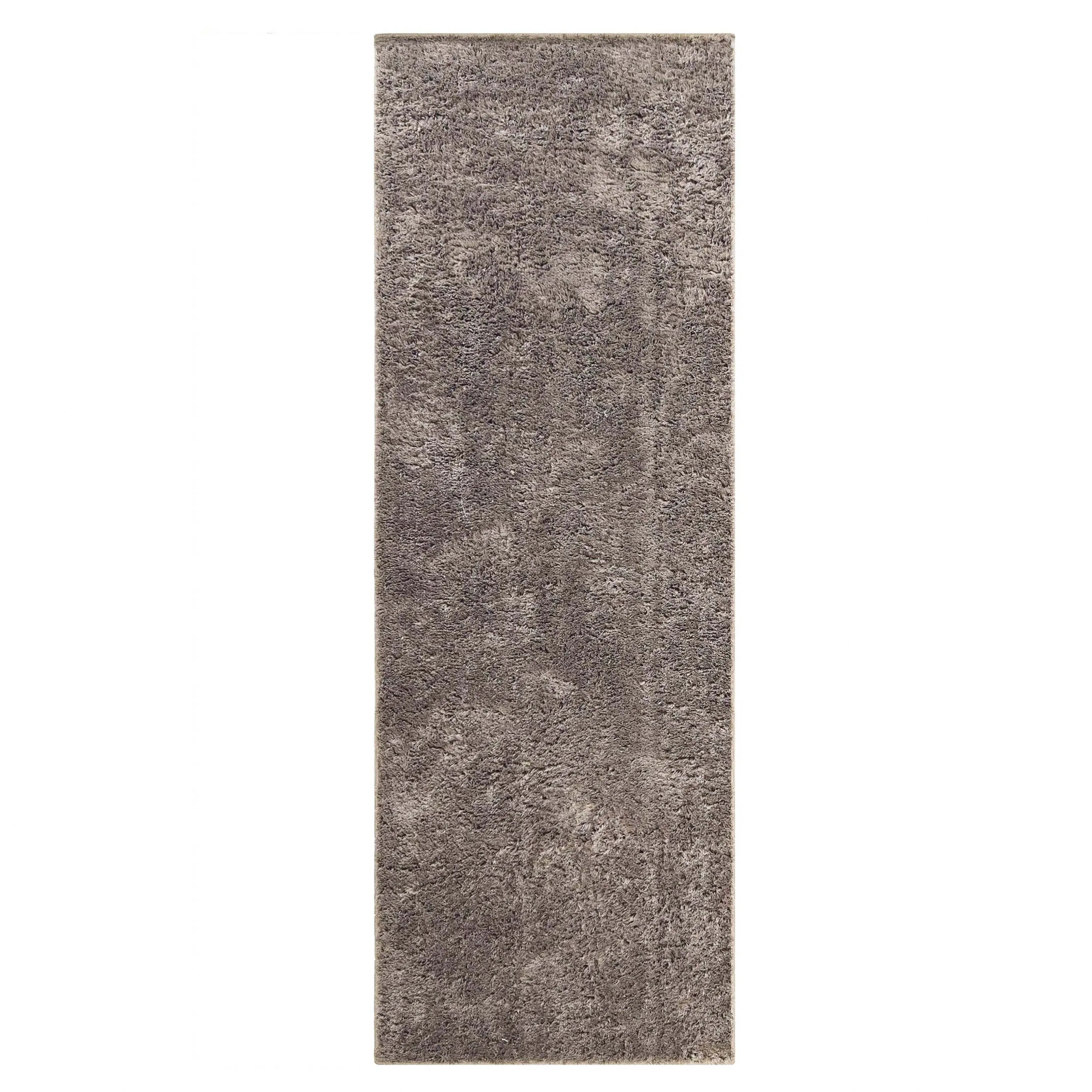 Superior California Shag Solid Plush Non-Slip Indoor Runner or Area Rug