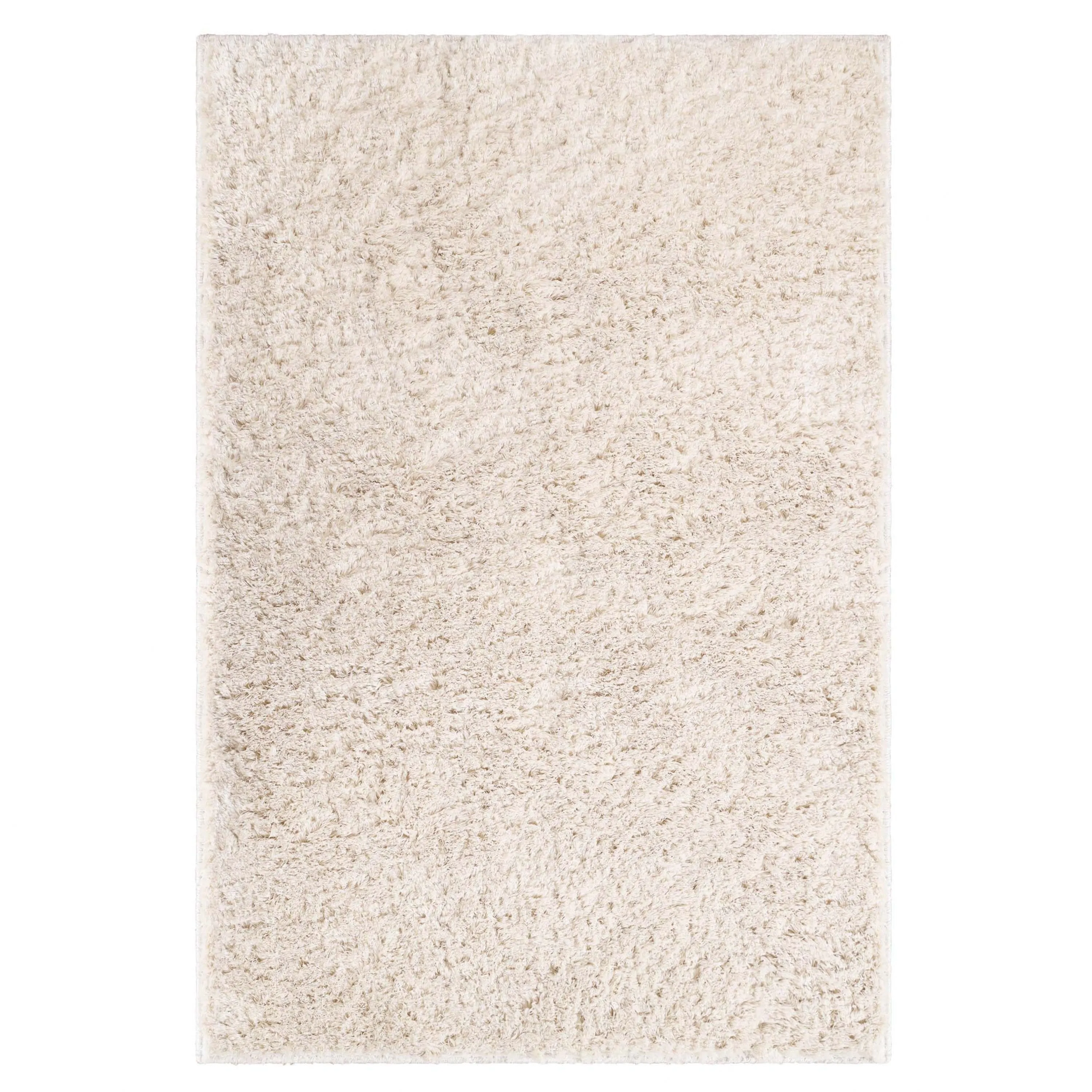 Superior California Shag Solid Plush Non-Slip Indoor Runner or Area Rug