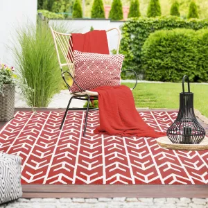Superior Contemporary Arrow Indoor Outdoor Area Rug