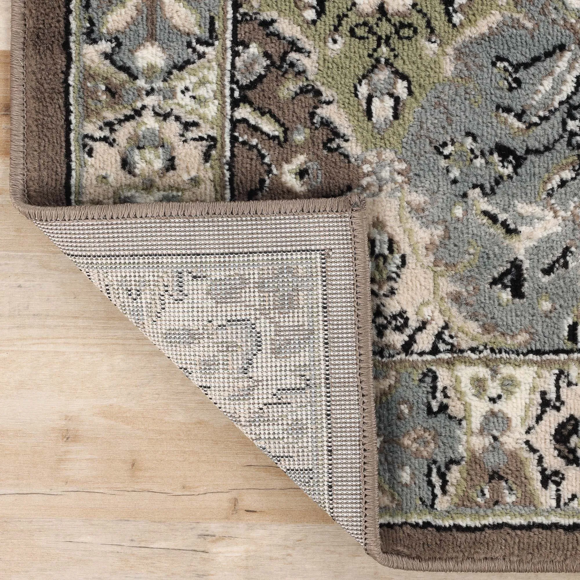 Superior Contemporary Damask Floral Indoor Area Rug or Runner Rug