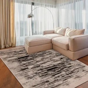 Superior Contemporary Distressed Abstract Indoor Area Rug