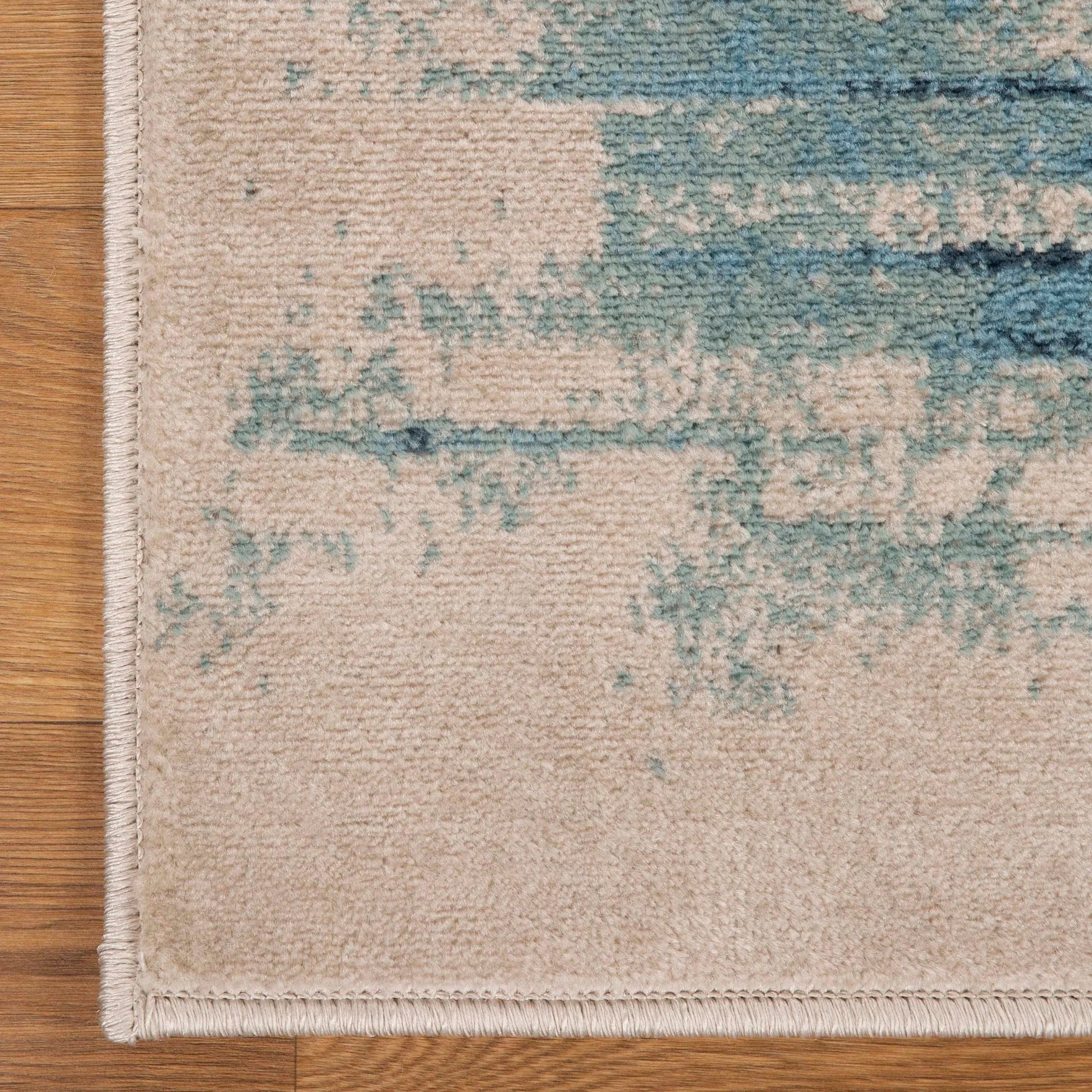 Superior Contemporary Distressed Abstract Indoor Area Rug