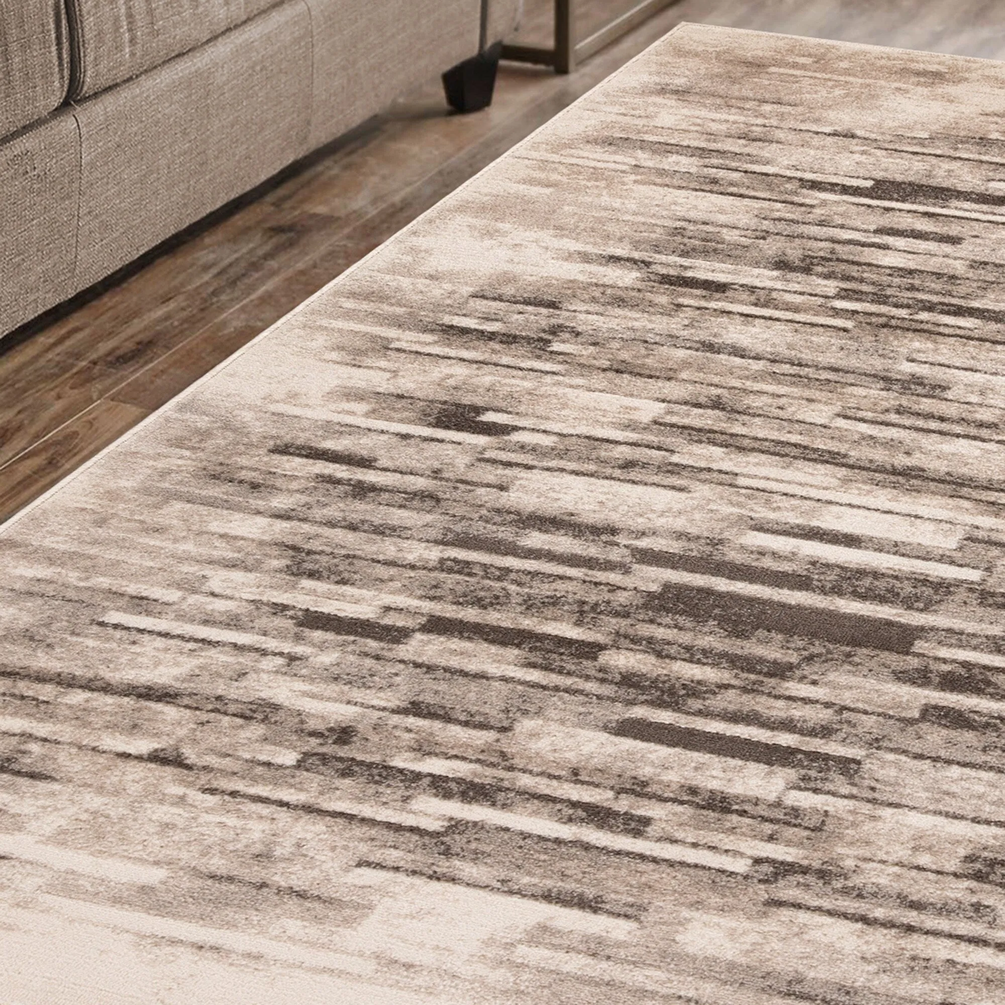 Superior Contemporary Distressed Abstract Indoor Area Rug