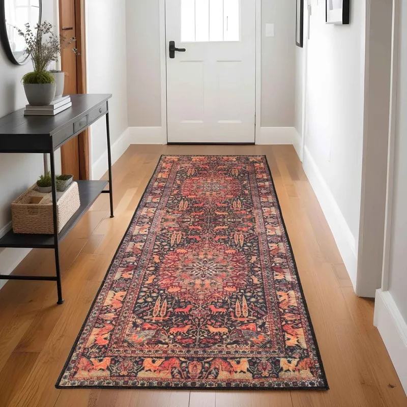 Superior Copley Bohemian Oriental Medallion Wildlife Indoor Area Rug