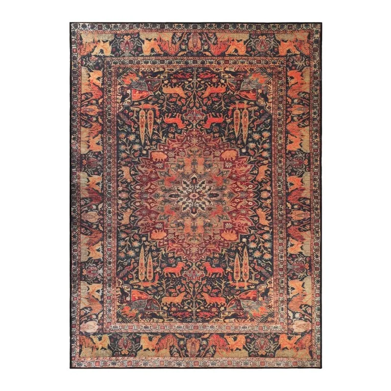 Superior Copley Bohemian Oriental Medallion Wildlife Indoor Area Rug