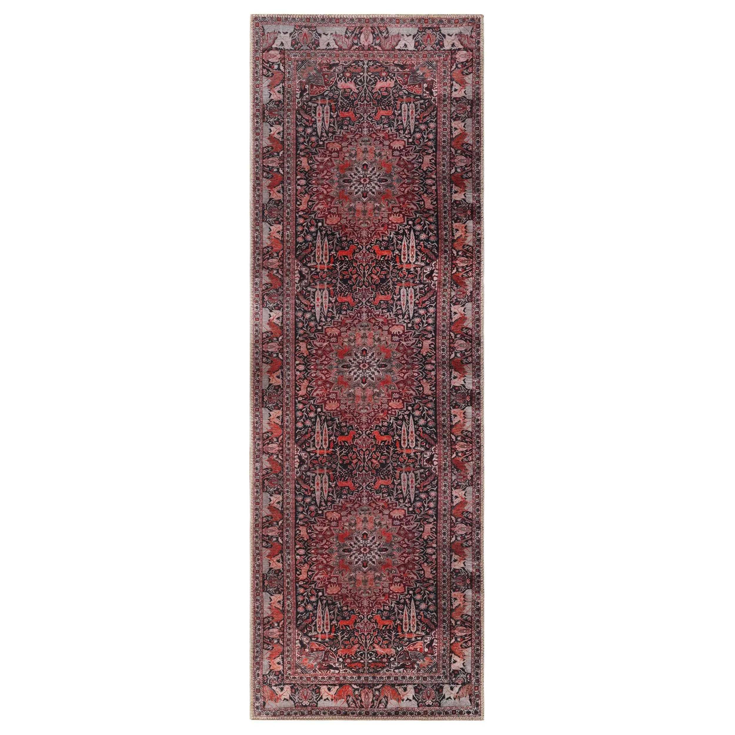 Superior Copley Bohemian Oriental Medallion Wildlife Indoor Area Rug