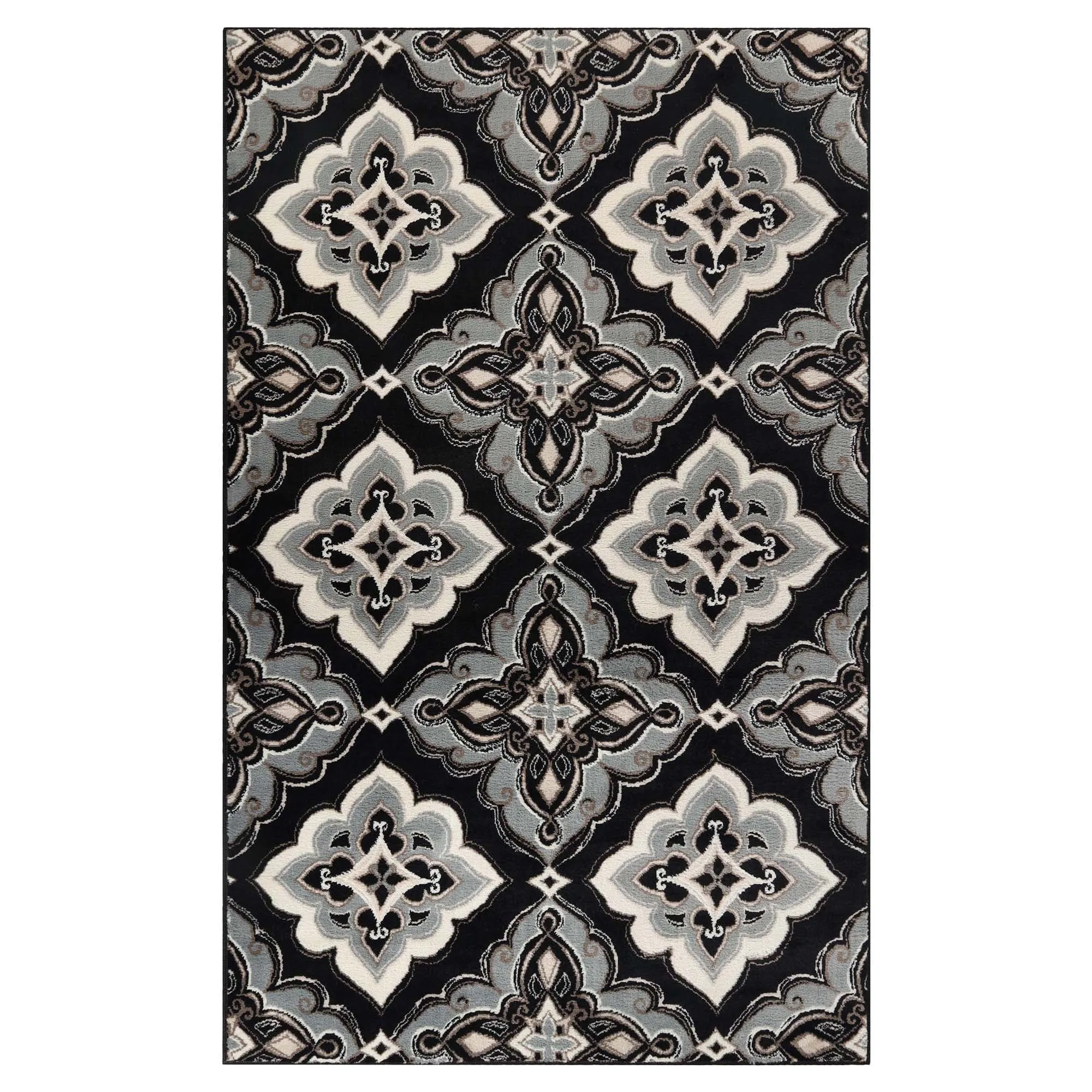 Superior Crawford Modern Medallion Indoor Runner or Area Rug