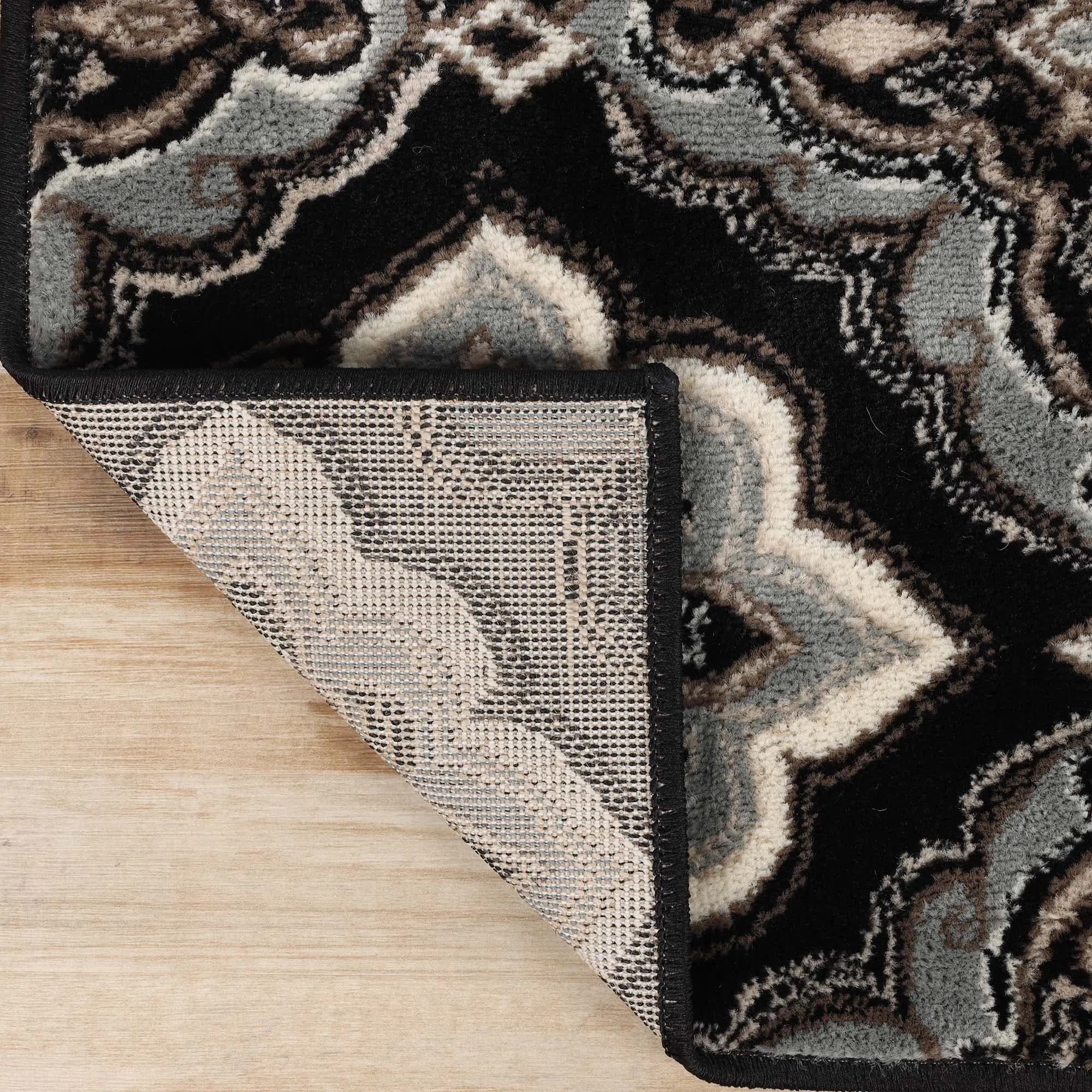 Superior Crawford Modern Medallion Indoor Runner or Area Rug