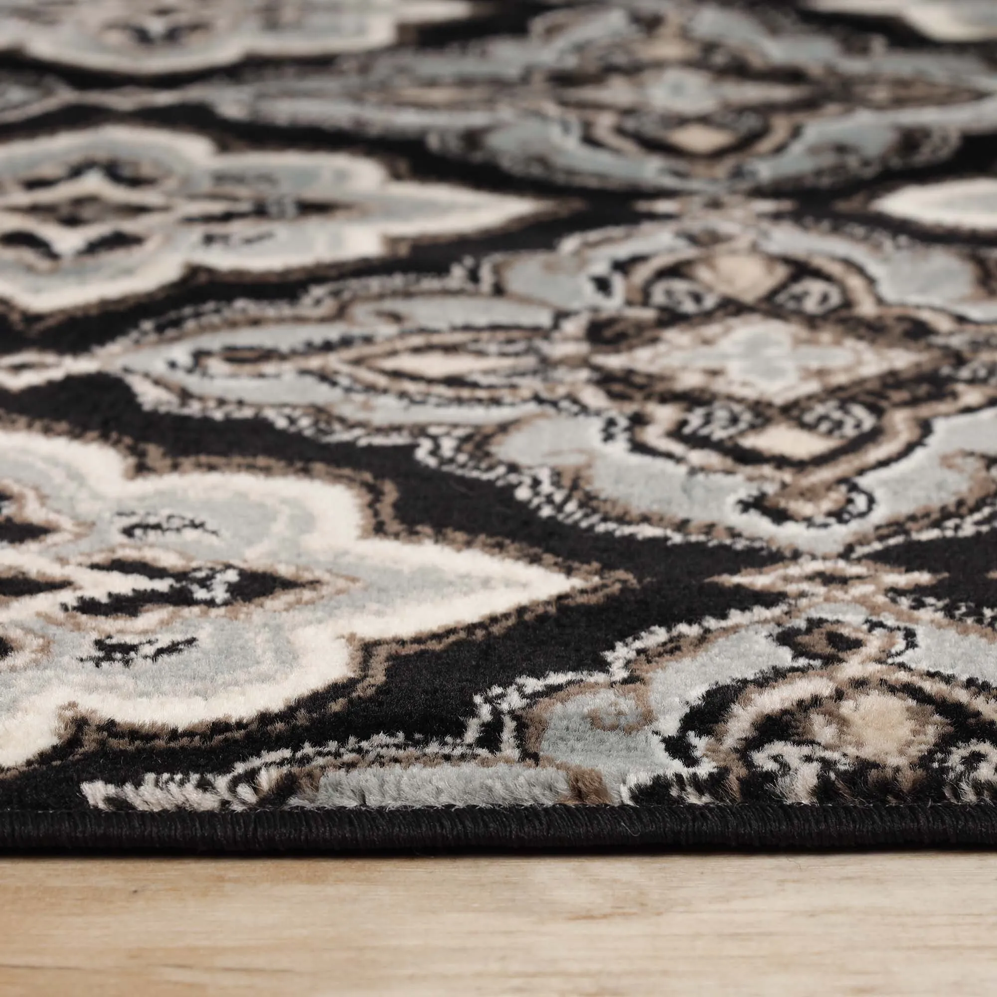 Superior Crawford Modern Medallion Indoor Runner or Area Rug