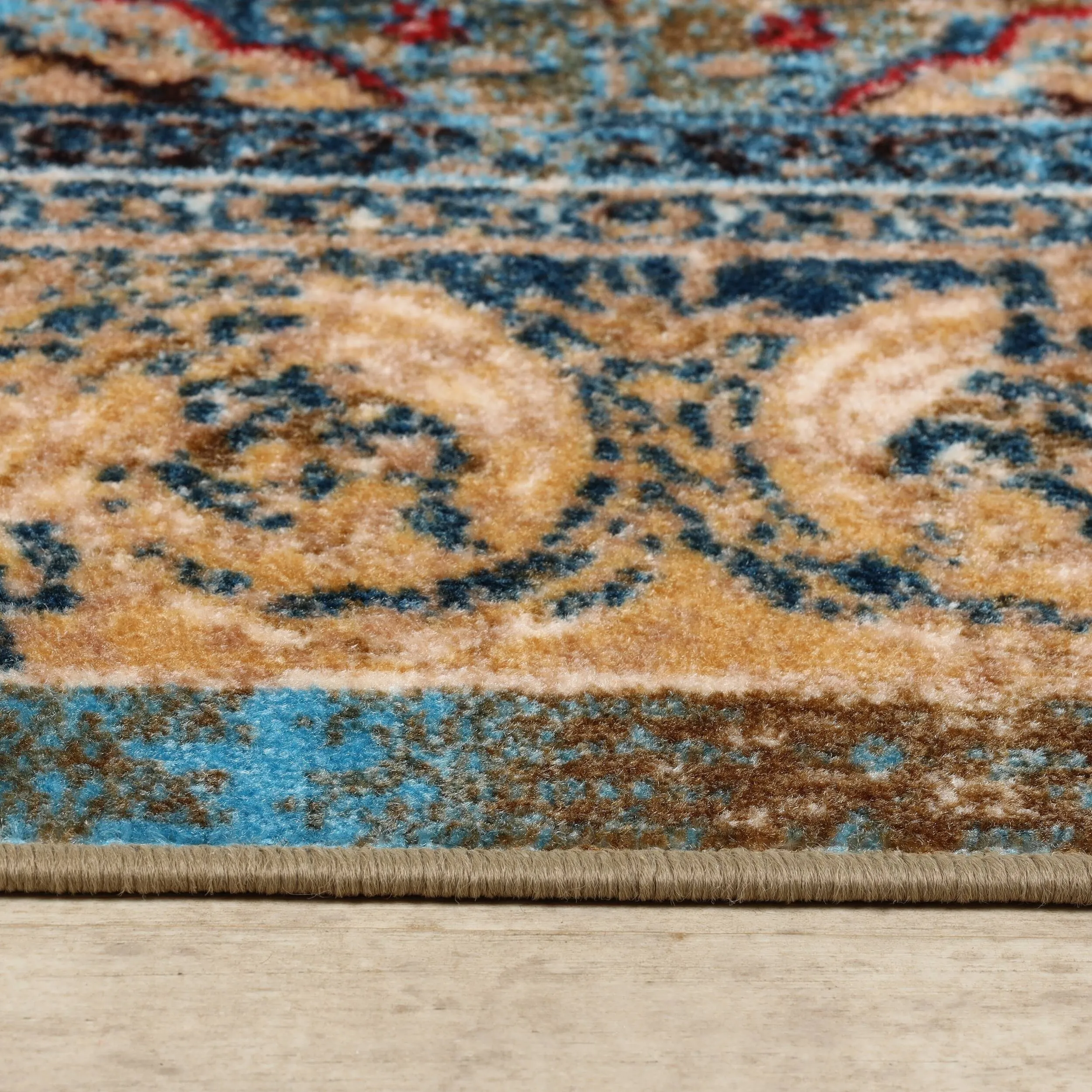 Superior Daelyn Printed Non-Slip Indoor Area Rug