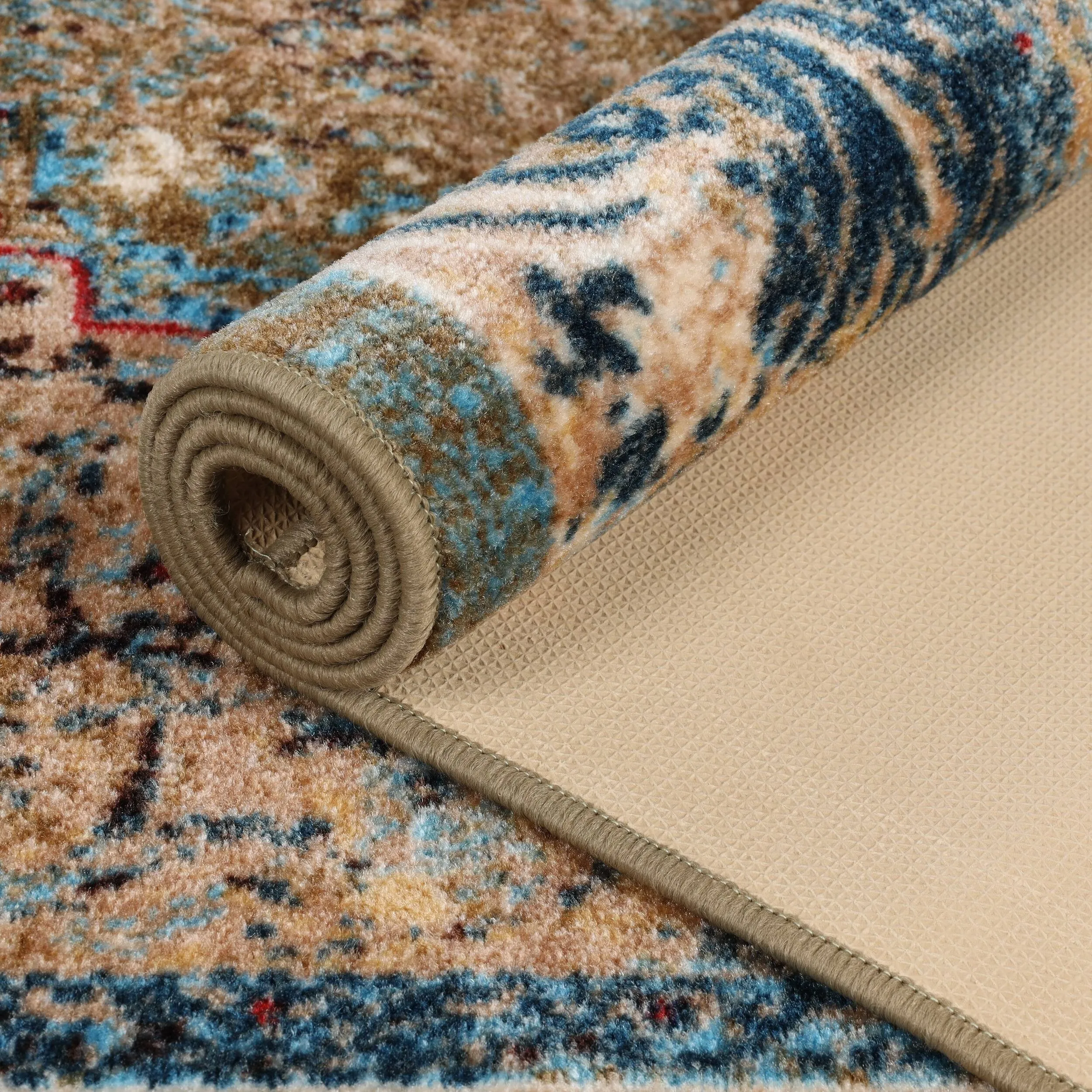 Superior Daelyn Printed Non-Slip Indoor Area Rug
