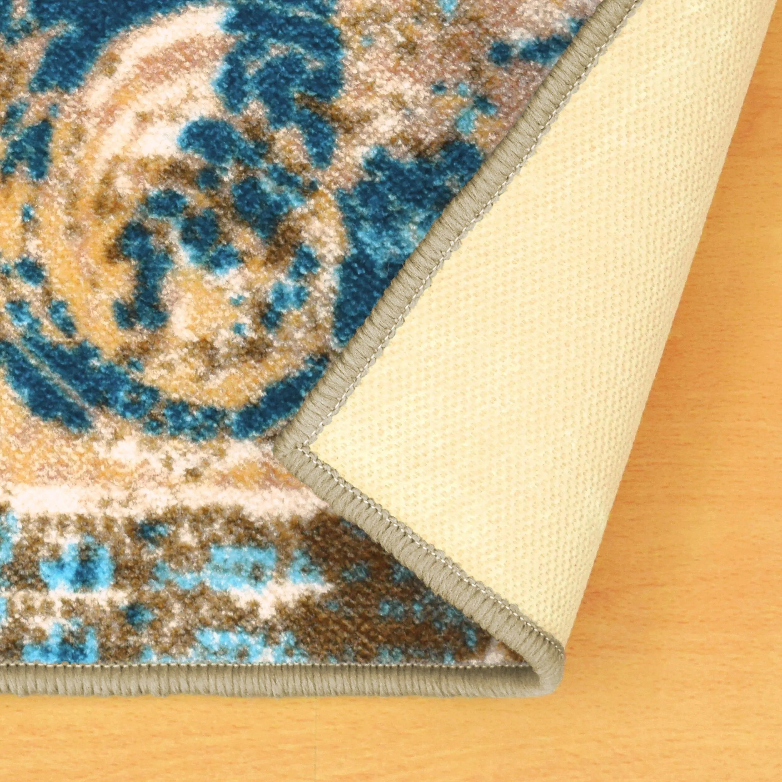 Superior Daelyn Printed Non-Slip Indoor Area Rug