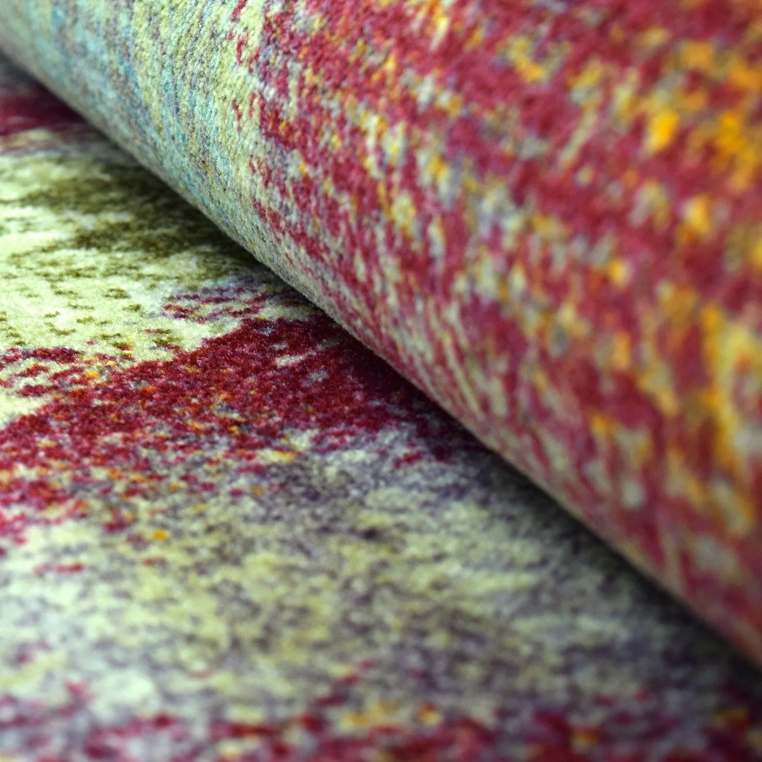 Superior Daelyn Printed Non-Slip Washable Indoor Area Rug