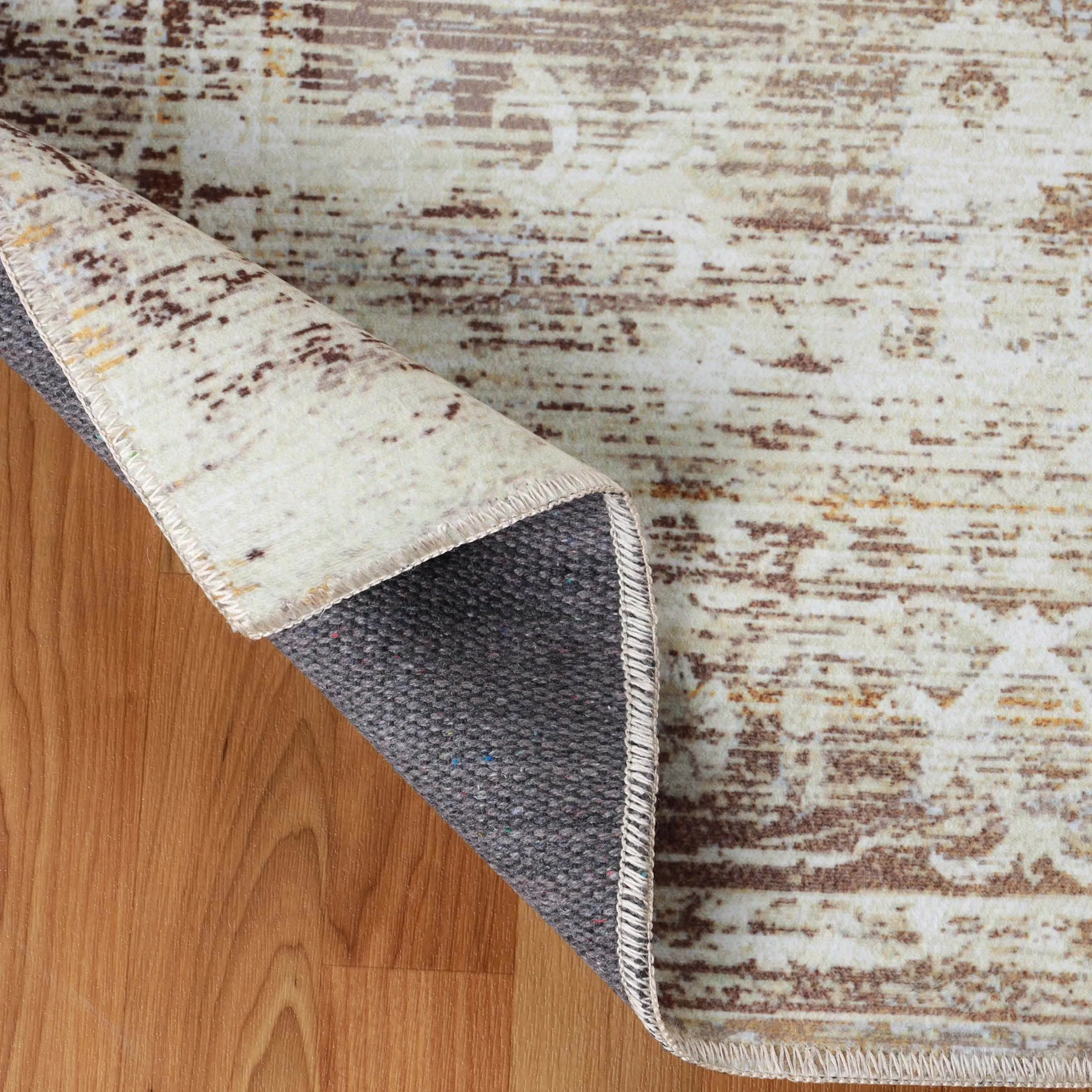 Superior Dove Rustic Machine Washable Indoor Area Rug or Runner