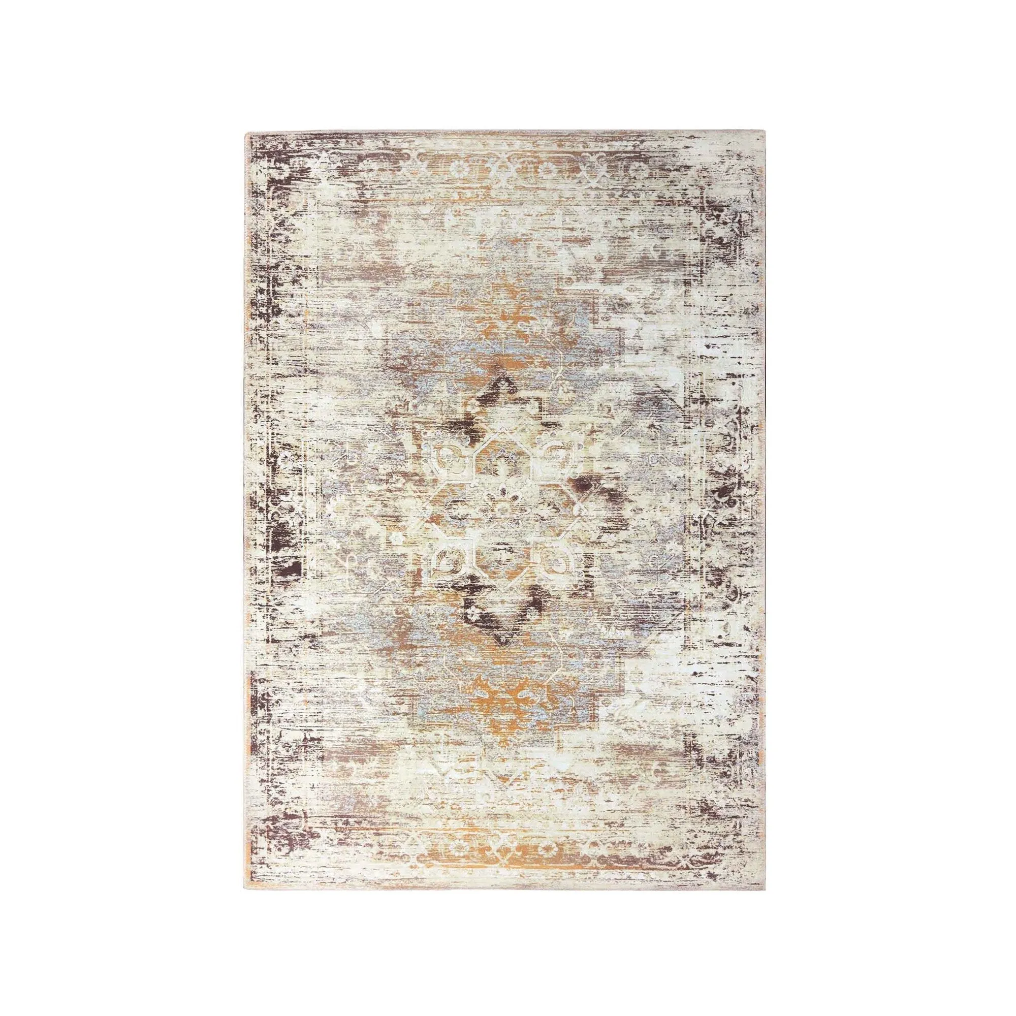 Superior Dove Rustic Machine Washable Indoor Area Rug or Runner