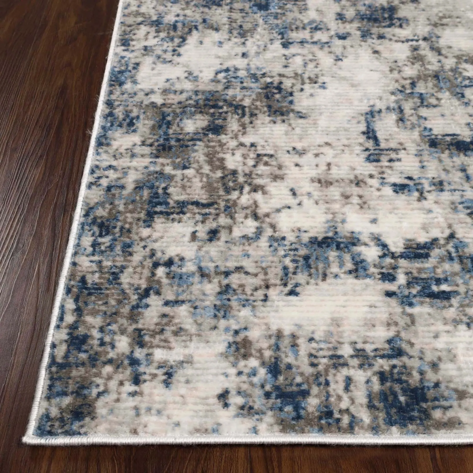 Superior Euphemia Distressed Abstract Indoor Runner or Area Rug
