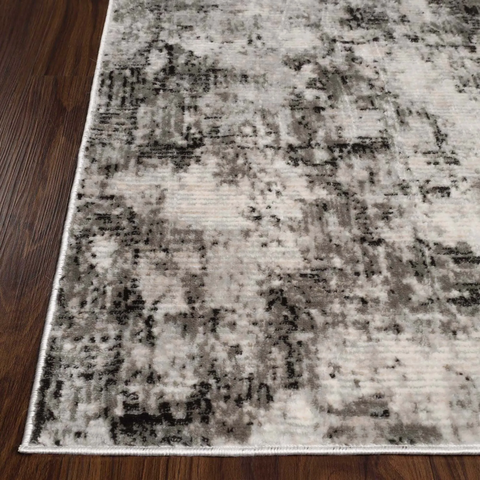 Superior Euphemia Distressed Abstract Indoor Runner or Area Rug