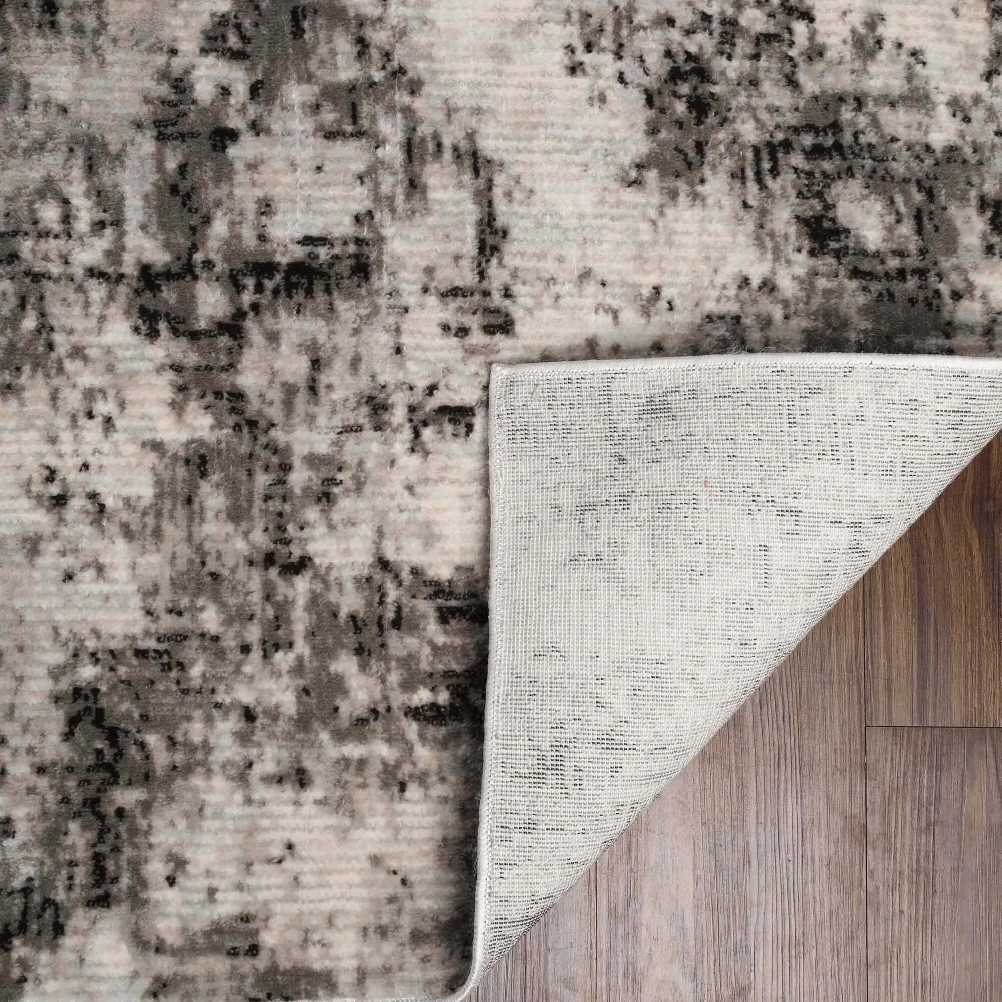 Superior Euphemia Distressed Abstract Indoor Runner or Area Rug