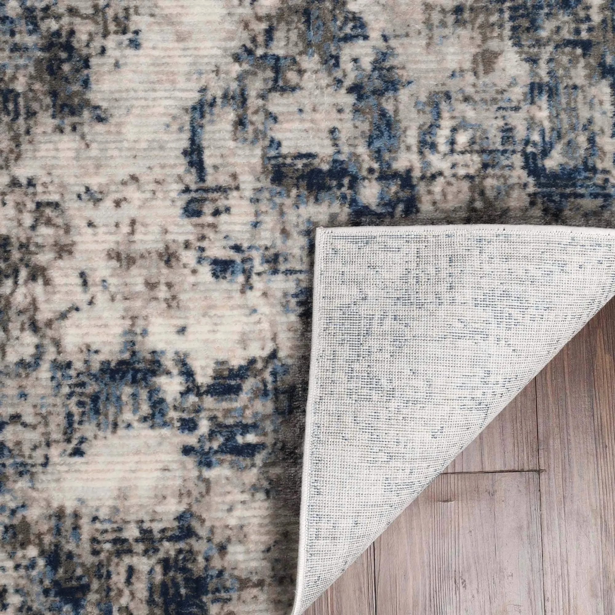 Superior Euphemia Distressed Abstract Indoor Runner or Area Rug