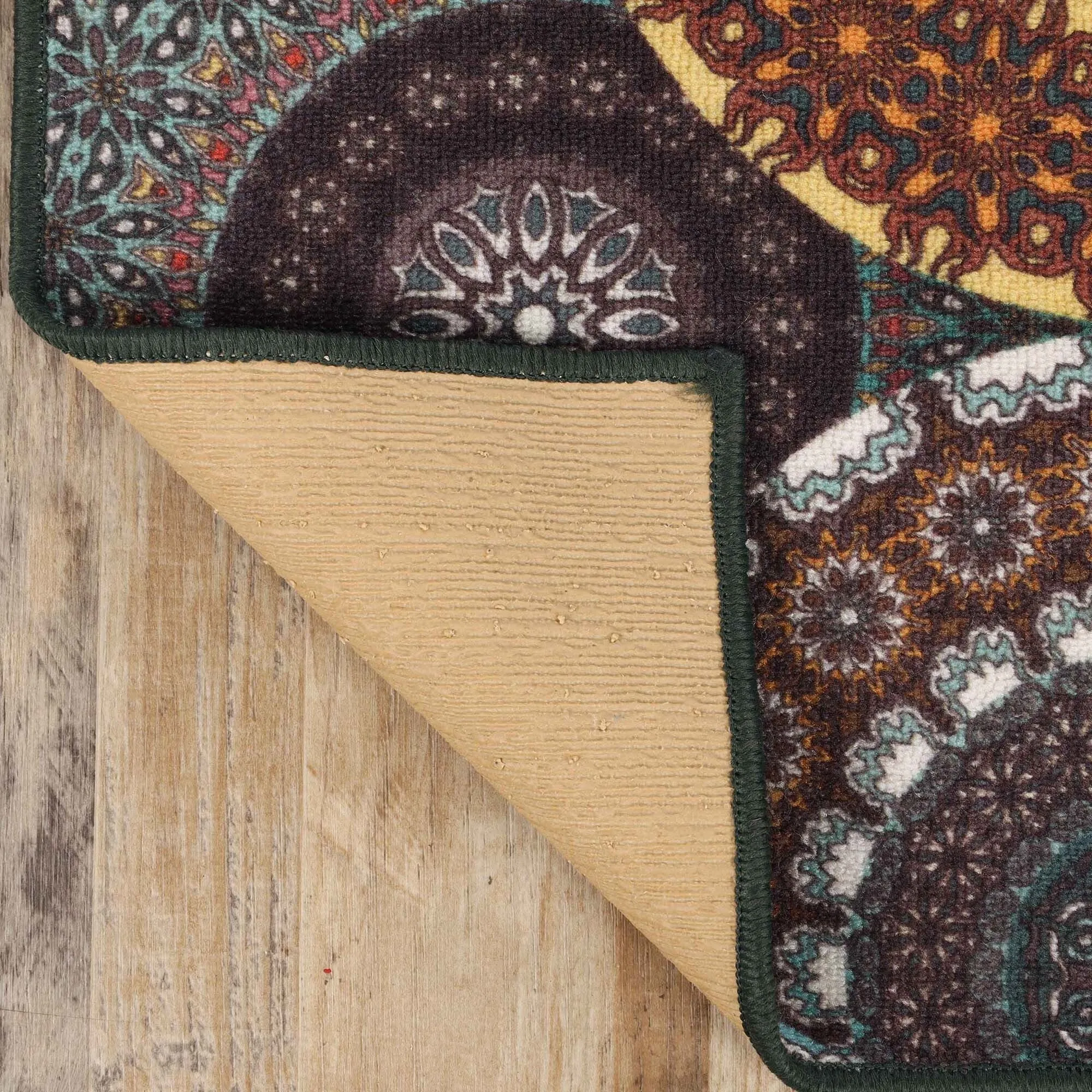 Superior Evaline Medallion Non-Slip Indoor Outdoor Area Rug