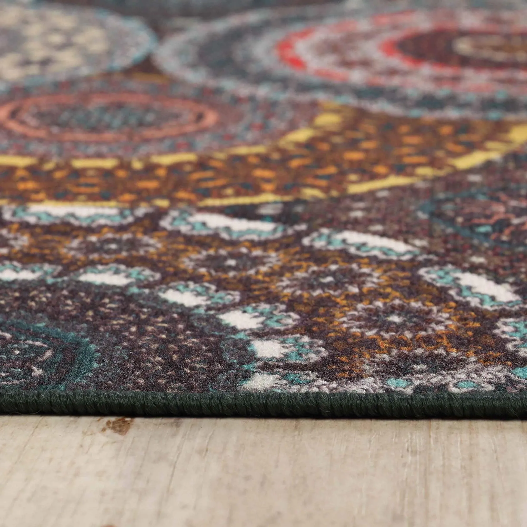 Superior Evaline Medallion Non-Slip Indoor Outdoor Area Rug