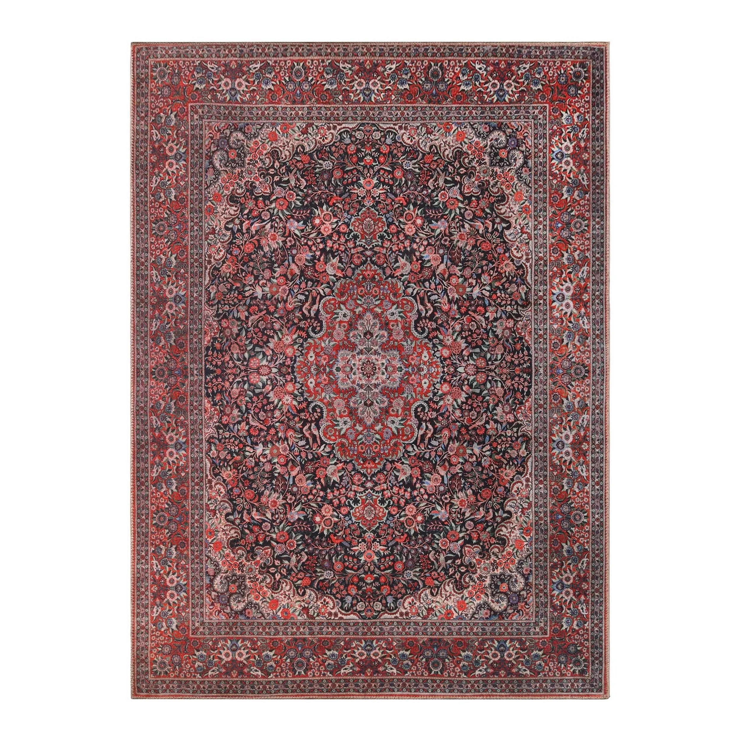 Superior Fiorella Modern Farmhouse Floral Medallion Indoor Area Rug