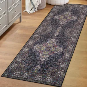 Superior Flamingo Medallion Machine Washable Indoor Area Rug or Runner
