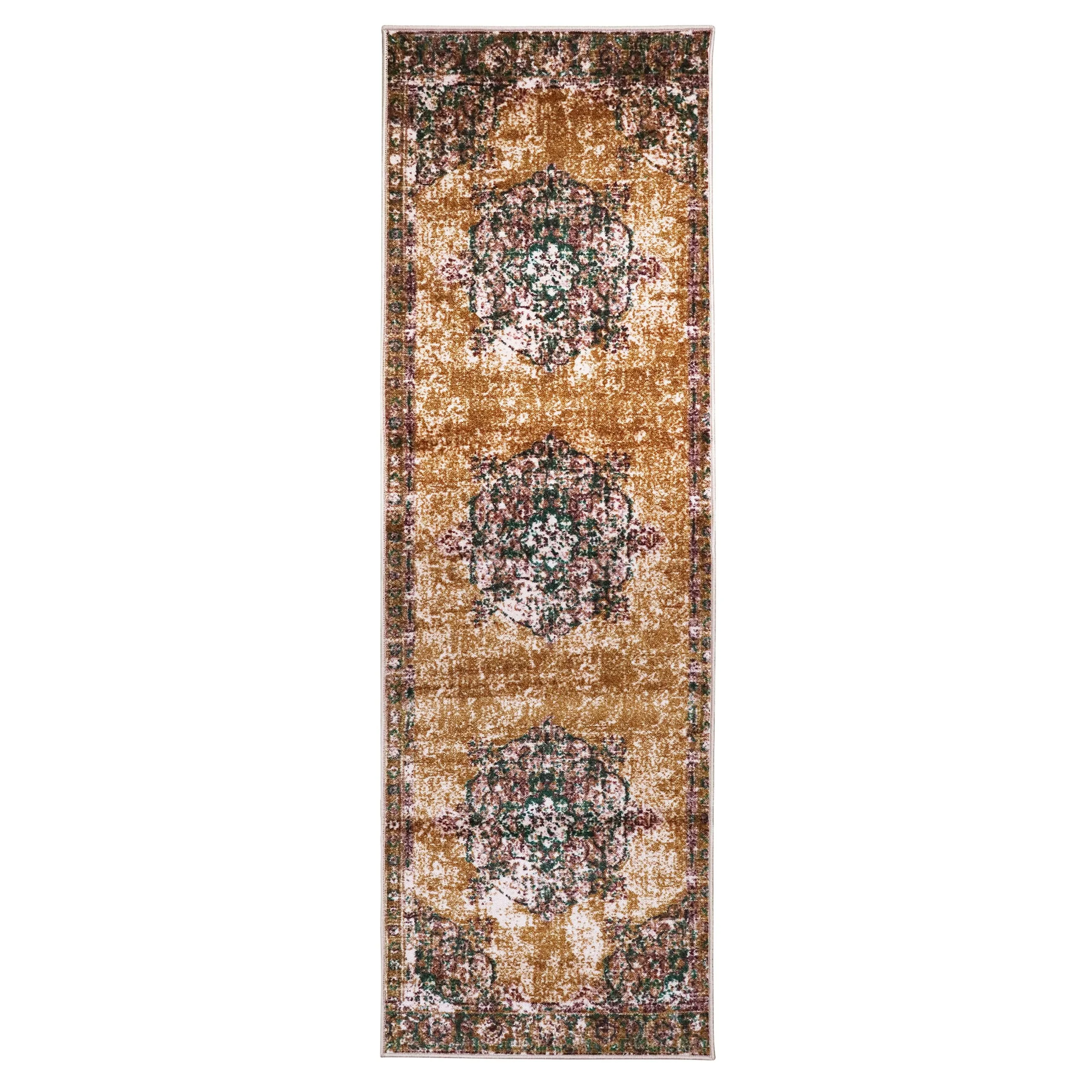 Superior Gillespie Printed Non-Slip Washable Indoor Area Rug