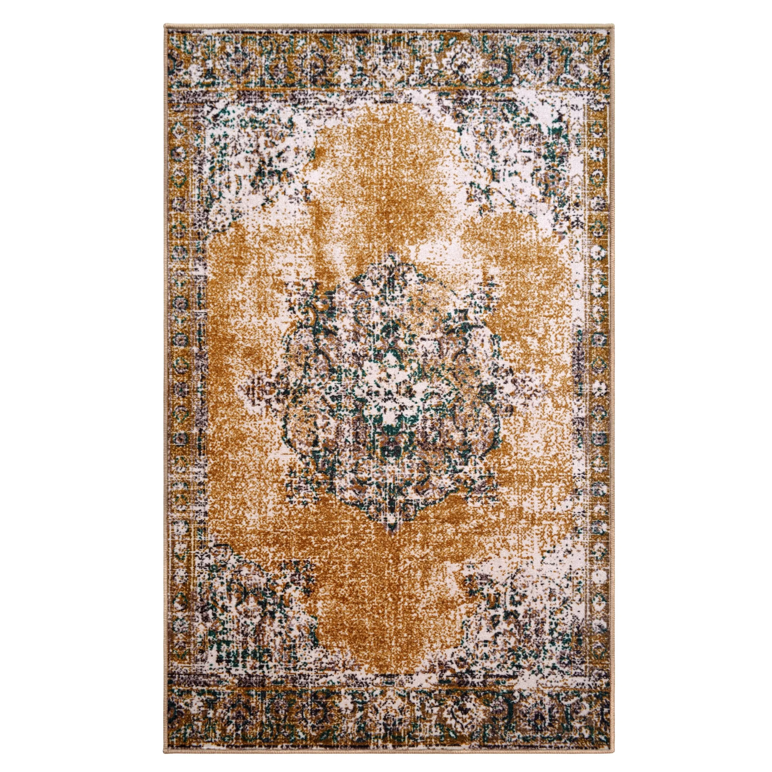 Superior Gillespie Printed Non-Slip Washable Indoor Area Rug