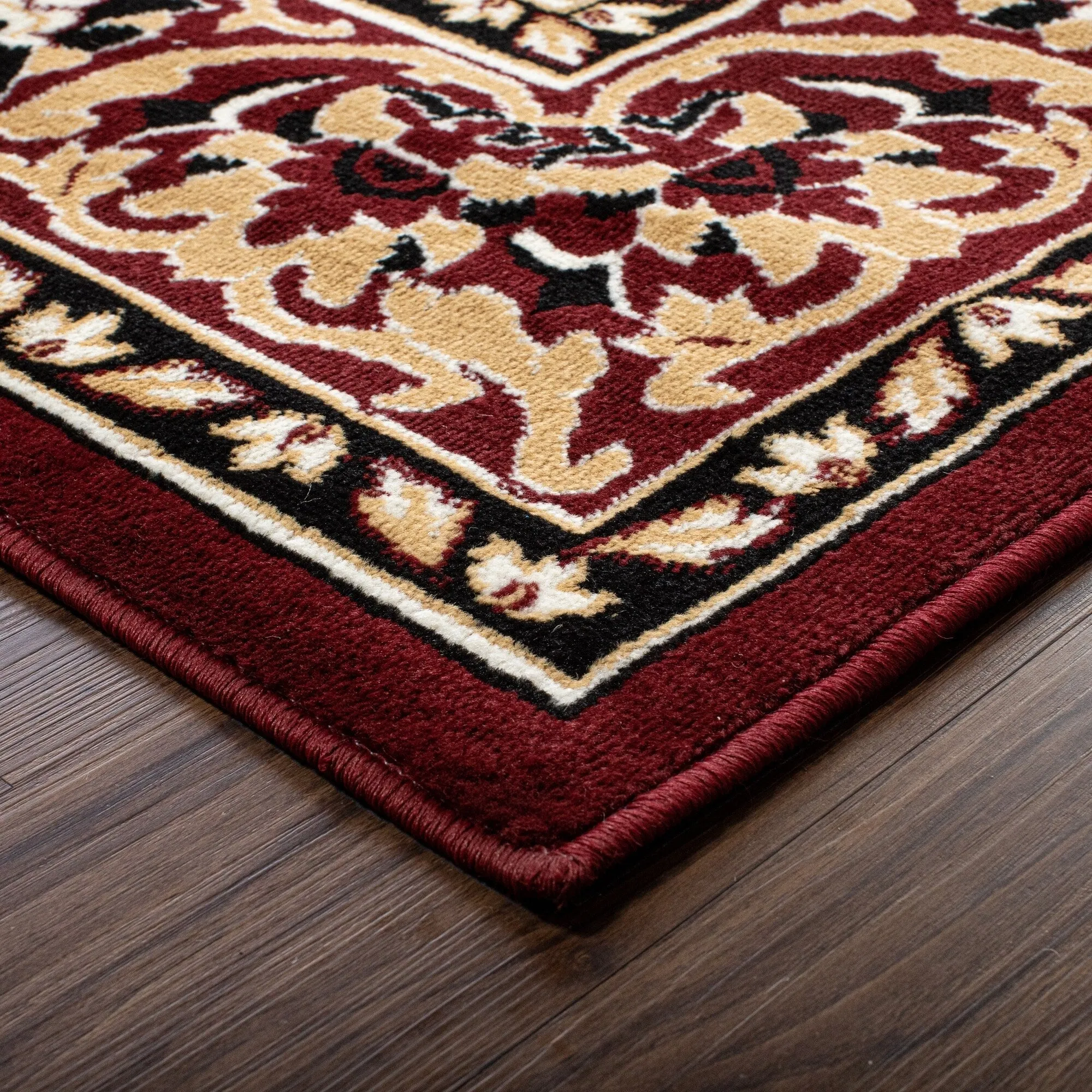 Superior Glendale Floral Medallion Indoor Area Rug