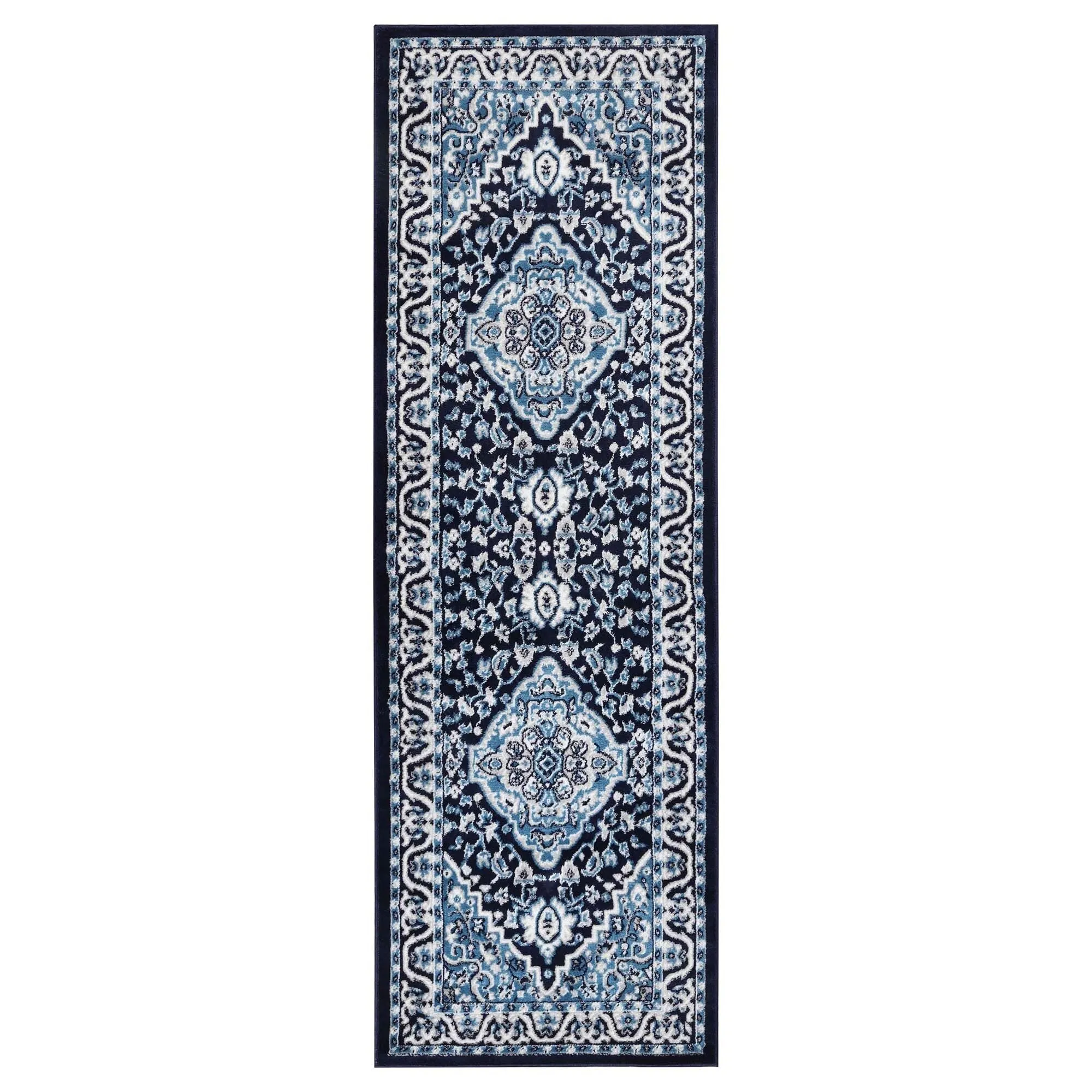 Superior Glendale Floral Medallion Indoor Area Rug