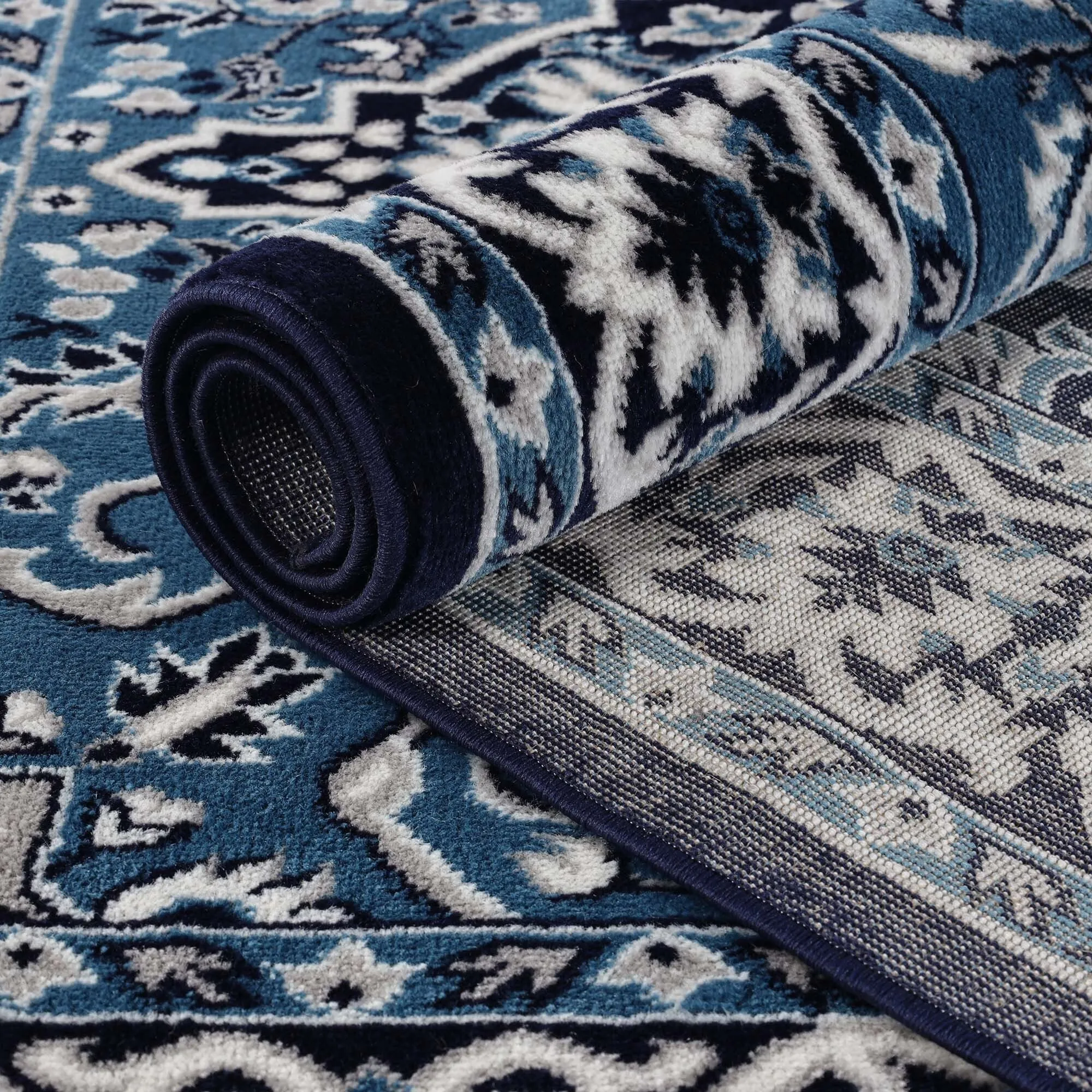 Superior Glendale Floral Medallion Indoor Area Rug