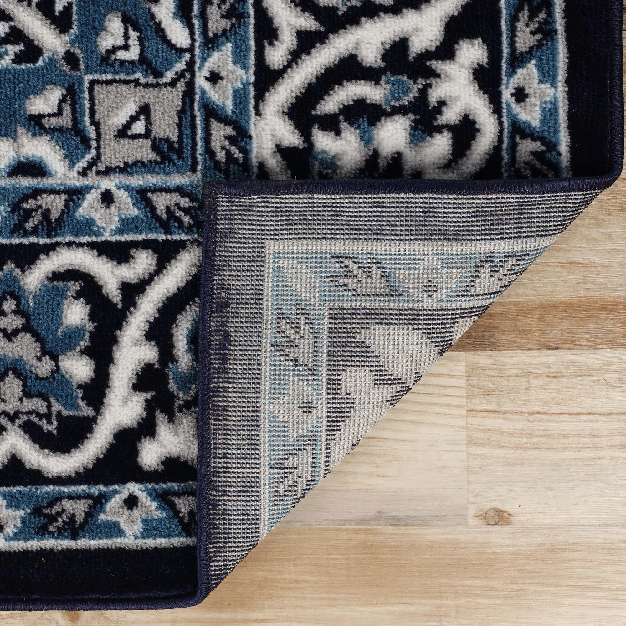 Superior Glendale Floral Medallion Indoor Area Rug